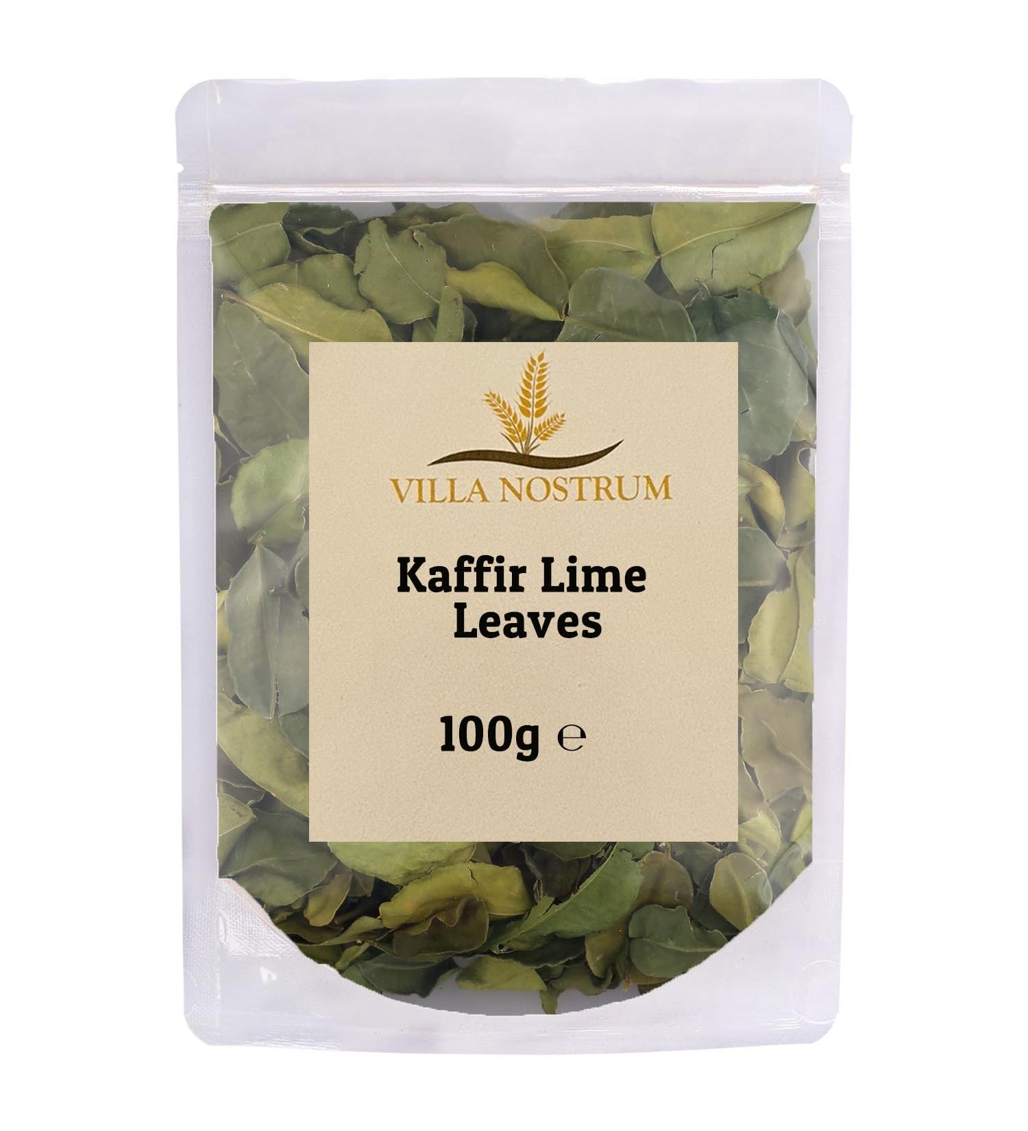 Dried Kaffir Lime Leaves 100g by Villa Nostrum