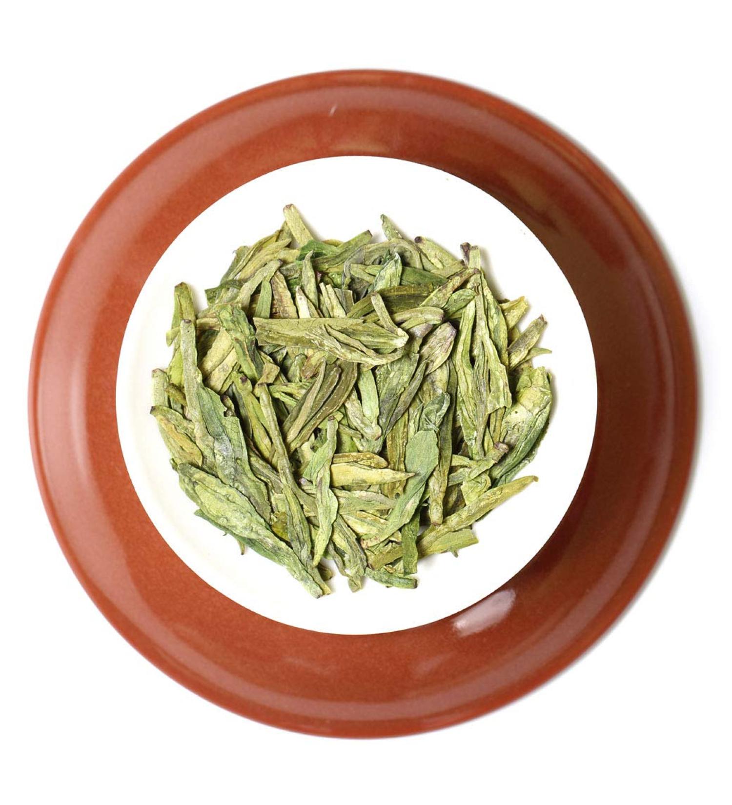 GOARTEA Th Vert - 250g (8.8 Oz) Supreme Anji Bai Cha Long Jing White Dragon Well Loose Spring Leaf Chinese GREEN TEA VERT - Buy Online on GoSupps.com