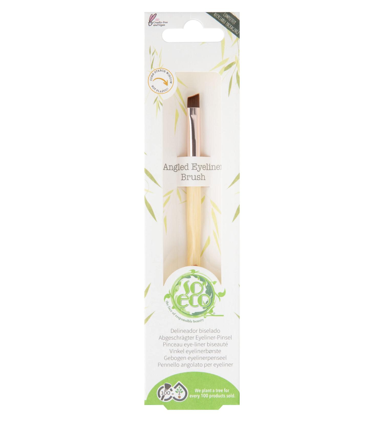 So Eco Angled Eyeliner Brush 15.9g - Eco-Friendly Makeup Tool for Precision Application - Shop Internationally - Buy Online on GoSupps.com