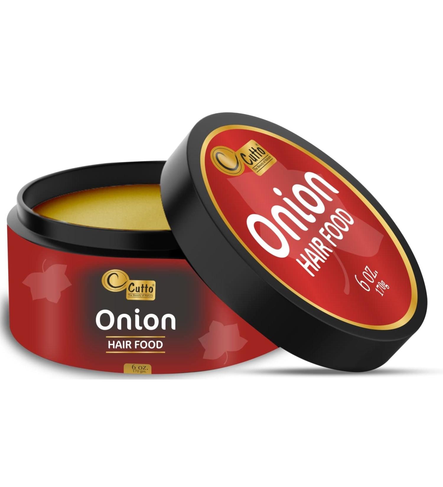 Onion Hair Food - 6oz for Dry Damaged Hair | Fast Hair Growth with Shea Butter & Avocado - Buy Online on GoSupps.com