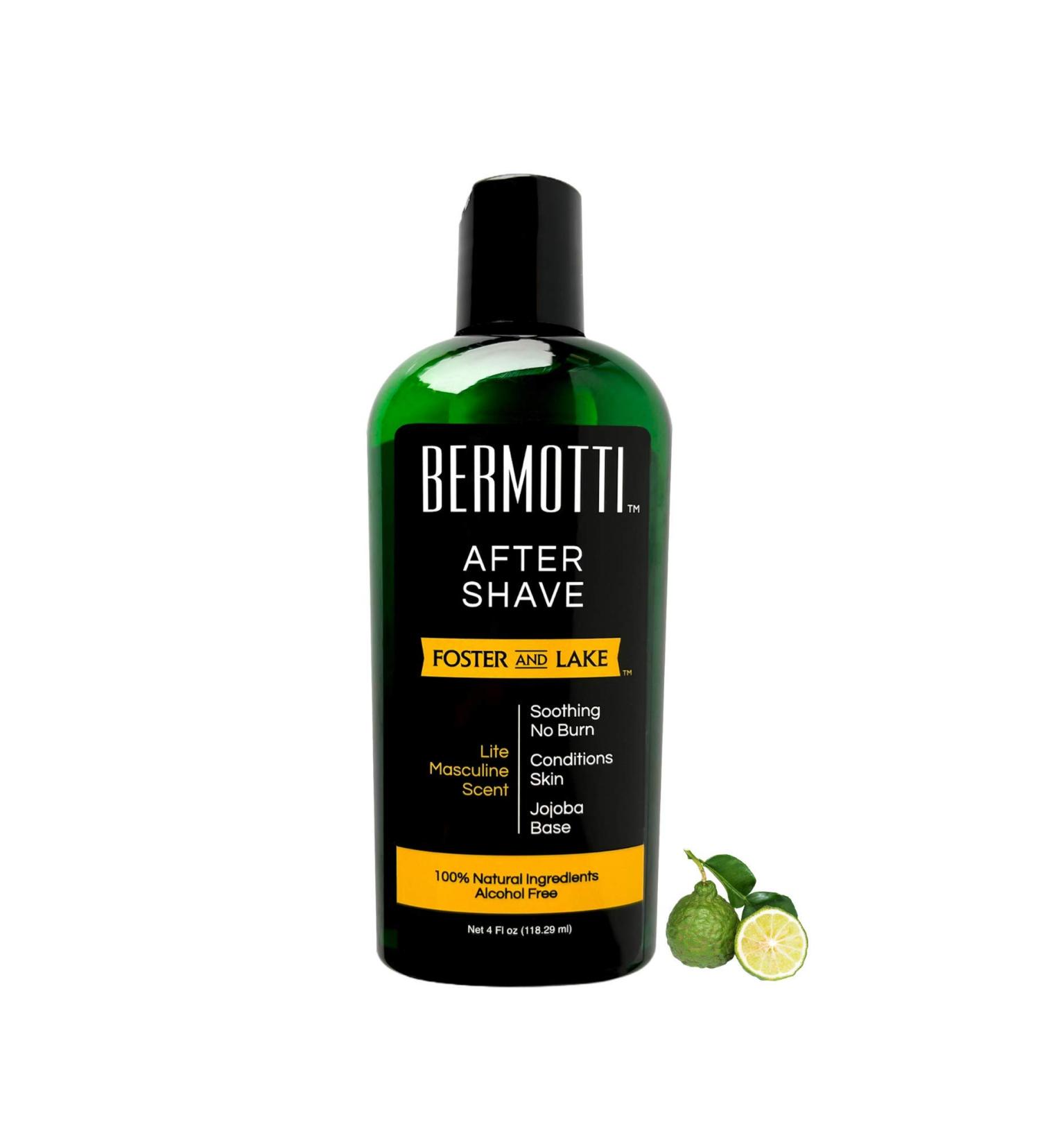 Buy BERMOTTI No Burn Aftershave Balm - Natural Alcohol-Free Bergamot Scent 4 fl. oz. | Moisturizer for Head & Face - International Shipping Available - Buy Online on GoSupps.com