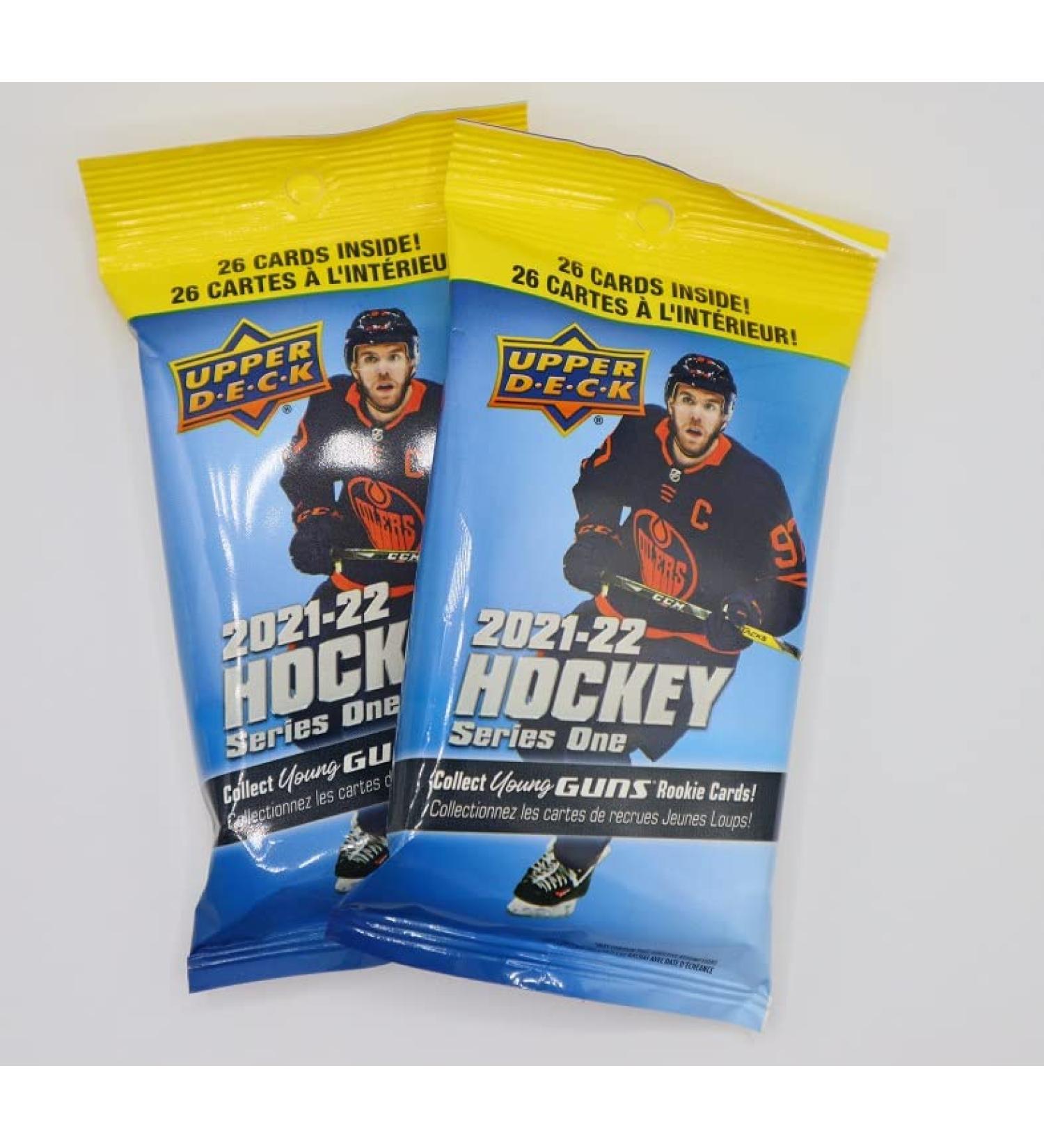 (2 Packs) 2021/22 Upper Deck Series 1 NHL Hockey Fat Packs - 52 Cards - Young Guns Rookie Cards Collection - Buy Online on GoSupps.com