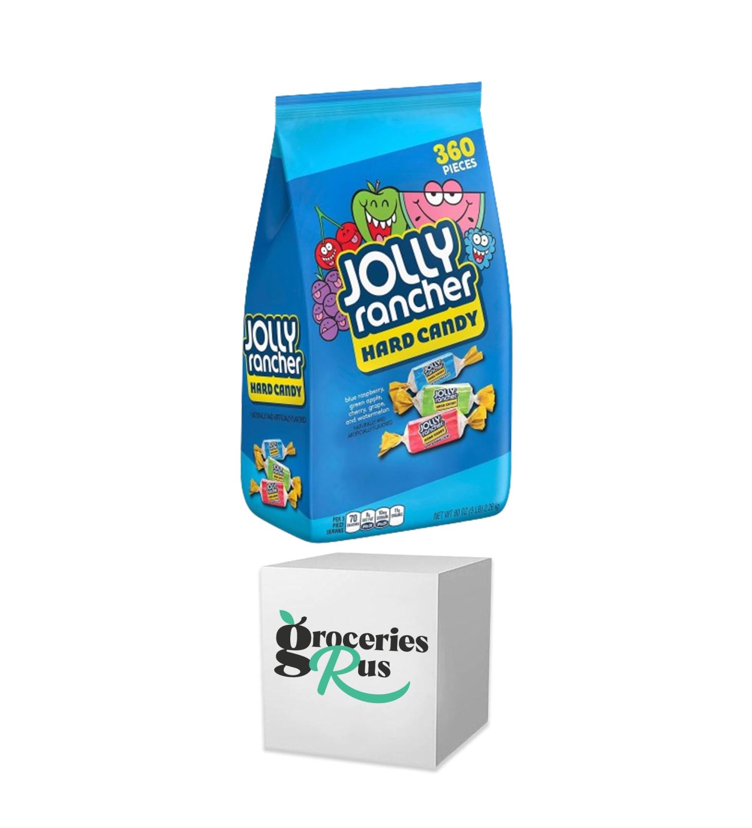Jolly Rancher Hard Candy - Assorted Fruit Flavours - 5lb (2.26kg) - Individually Wrapped - US Import Fruit 2.26 kg (Pack of 1) - Buy Online on GoSupps.com