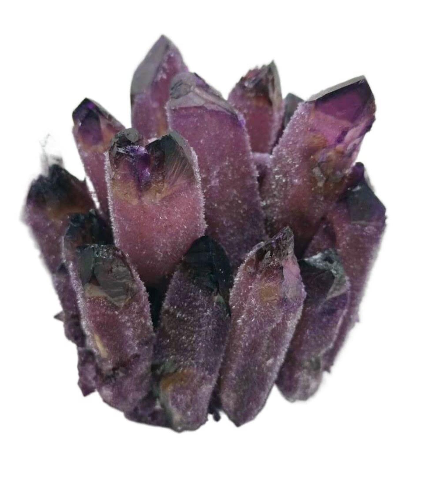 Natural Crystal Rough 300-800g Natural Purple Ghost Quartz Crystal Cluster Crystals raw Gemstone Specimen for Home&Office Decoration Synthetic (Size : 700-800g) - Buy Online on GoSupps.com