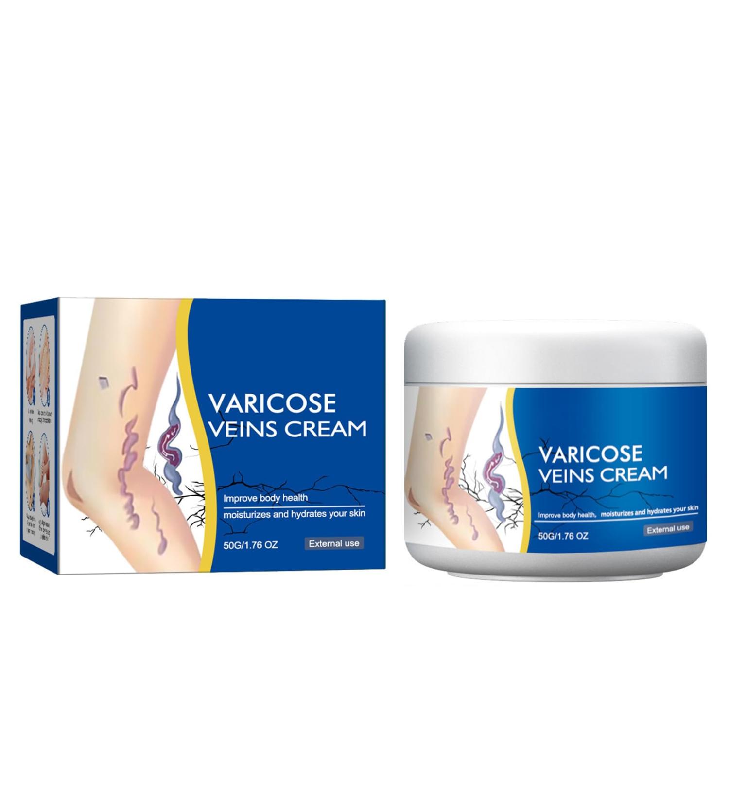 Traitement des varices pour les jambes la cr me de varices de jambe Varicose soulager l'enflure et la lourdeur 50g / 1 76fl.oz (1pcs) - Buy Online on GoSupps.com