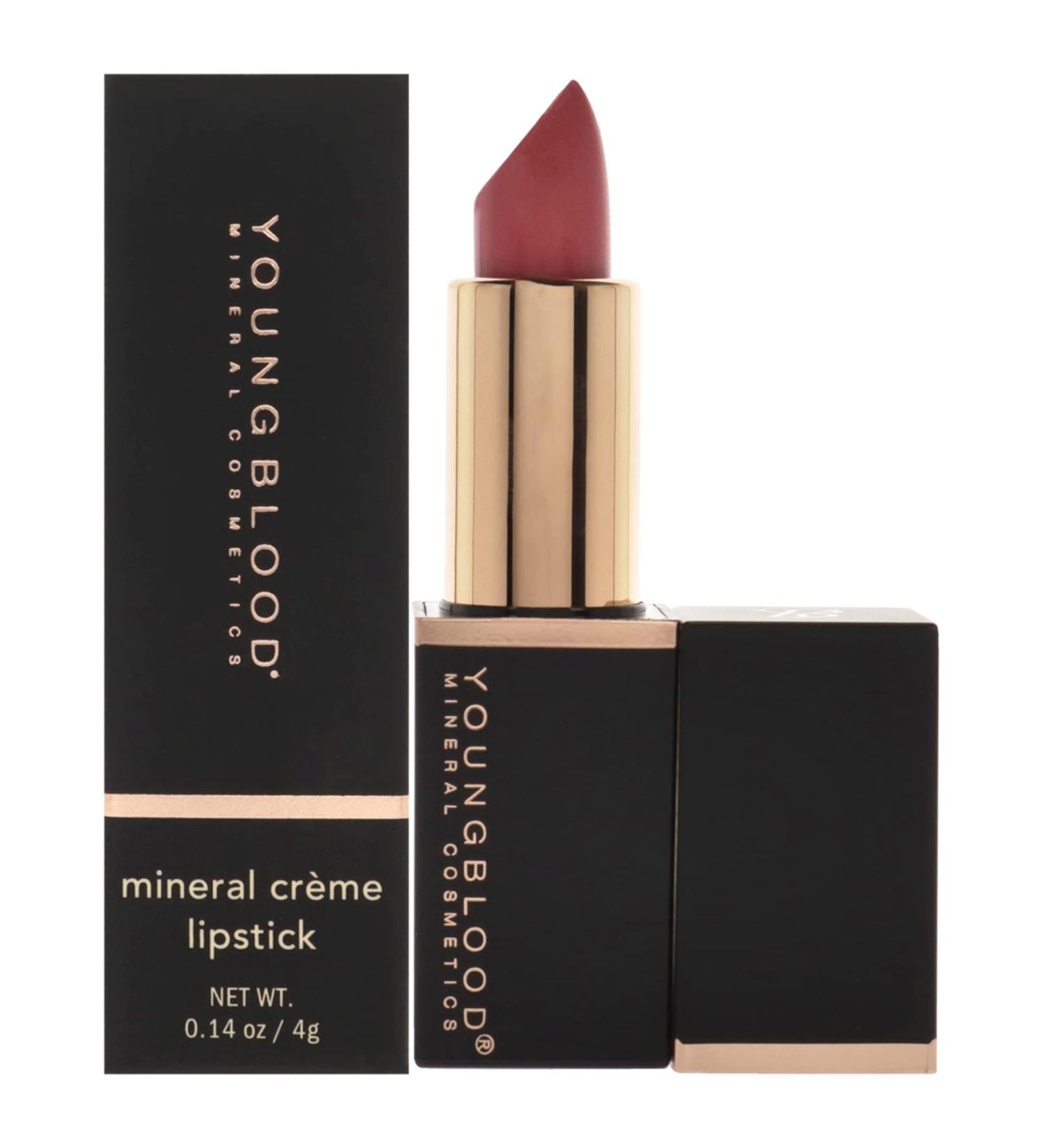 Youngblood Mineral Creme Lipstick - Dragon Fruit | 0.14 oz | Premium Women's Lipstick for All Skin Types - Buy Online on GoSupps.com