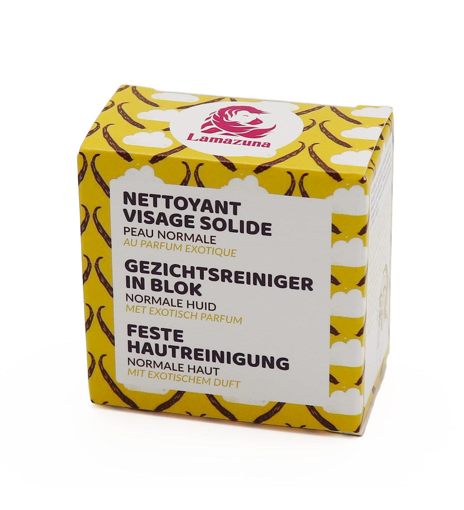  Lamazuna Lamazuna Exotic Solid Facial Cleanser - For normal skin - With precious nutrients - Gentle and refreshing cleansing - Vegan - 25g - Buy Online on GoSupps.com