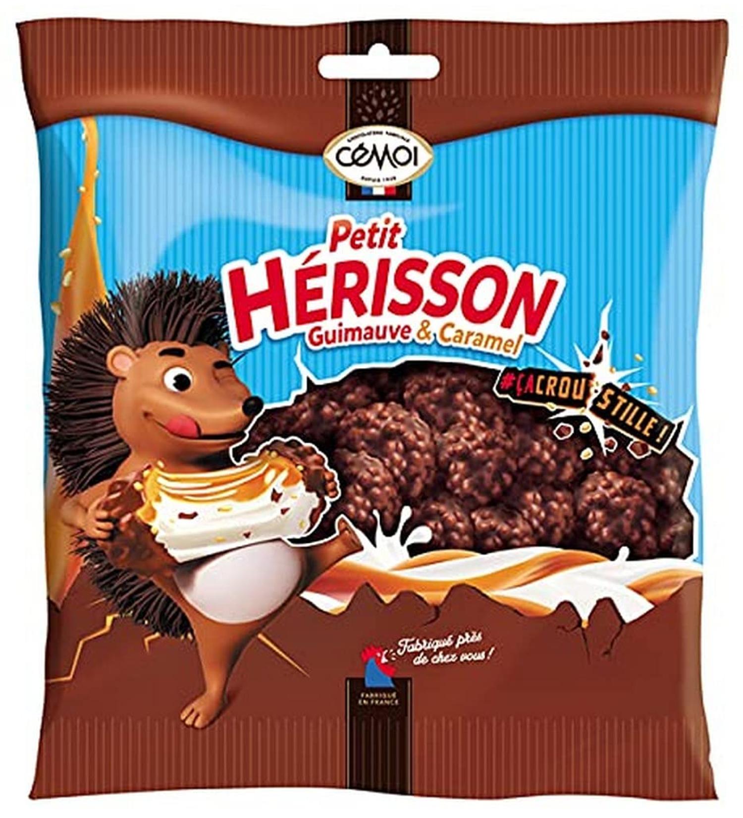 C moi Bag of Little Marshmallow Hedgehog Milk Chocolate Soft Caramel Heart Crispy Cereal Balls Made in France (180 g) - Buy Online on GoSupps.com