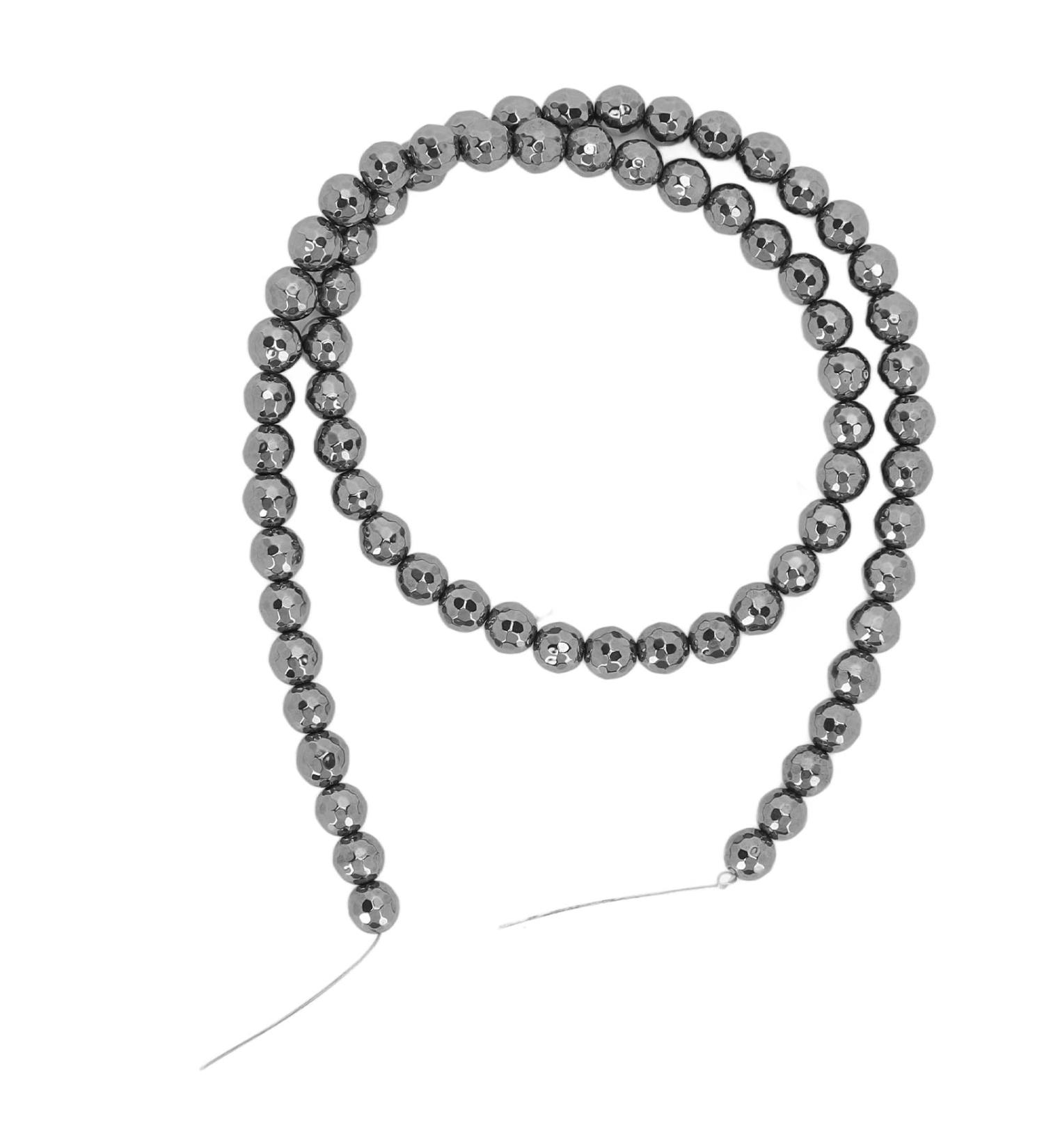 Ververt Touch Loose Terahertz Pearls - DIY Jewelry Production Natural Stone Beads for Fatigue Relief High Thermal Conductivity - Buy Online on GoSupps.com