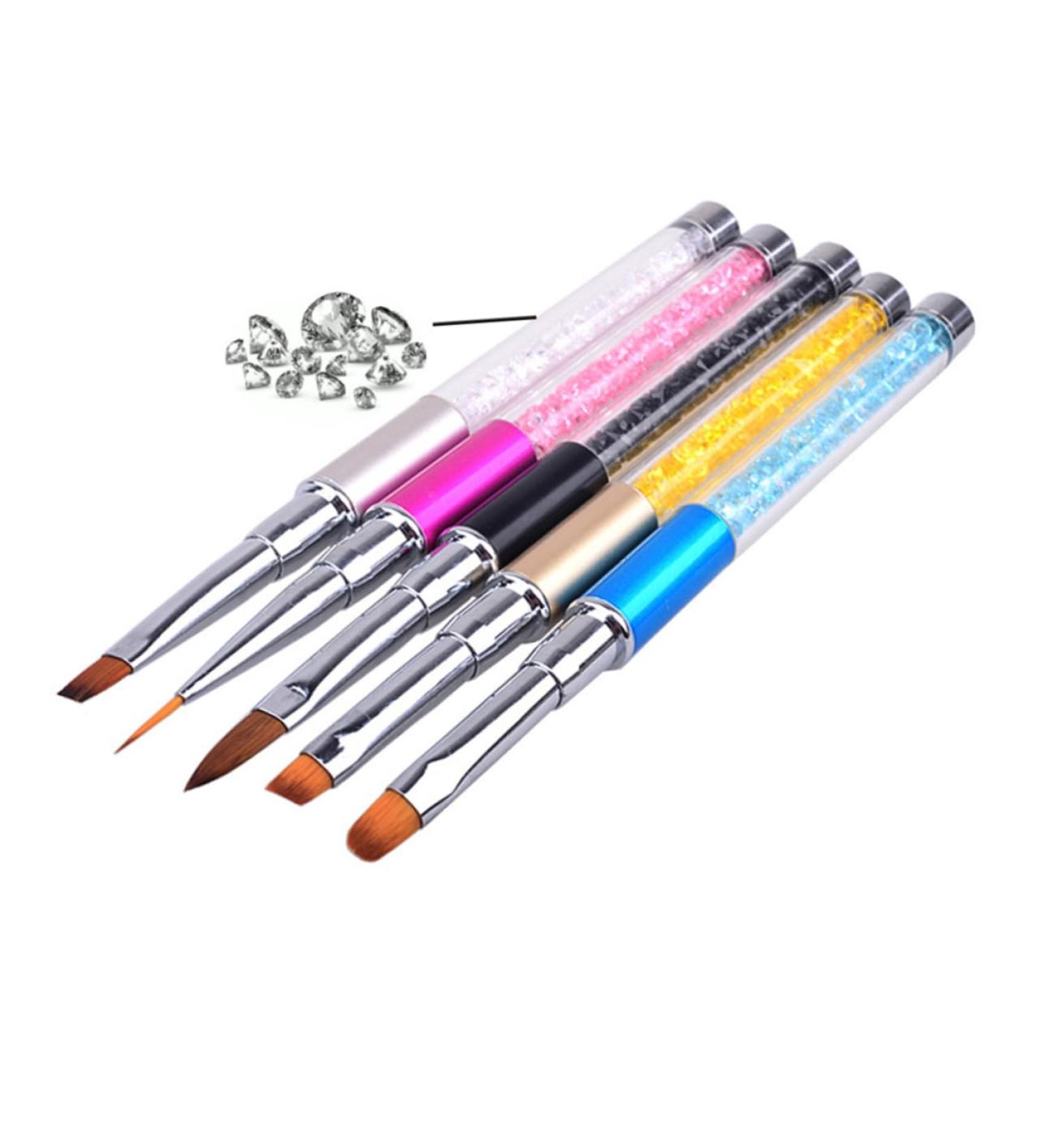 VINTORKY Nail Art Dotting Pen Nail Painting Pens Nail Art Brush Manicure Nail Art Polish Pens Nail Marker Pen Nail Liner Pens Nail Crystal Pen Nail Dotting Pen Drawing Pen Gradient medium Silver - Buy Online on GoSupps.com