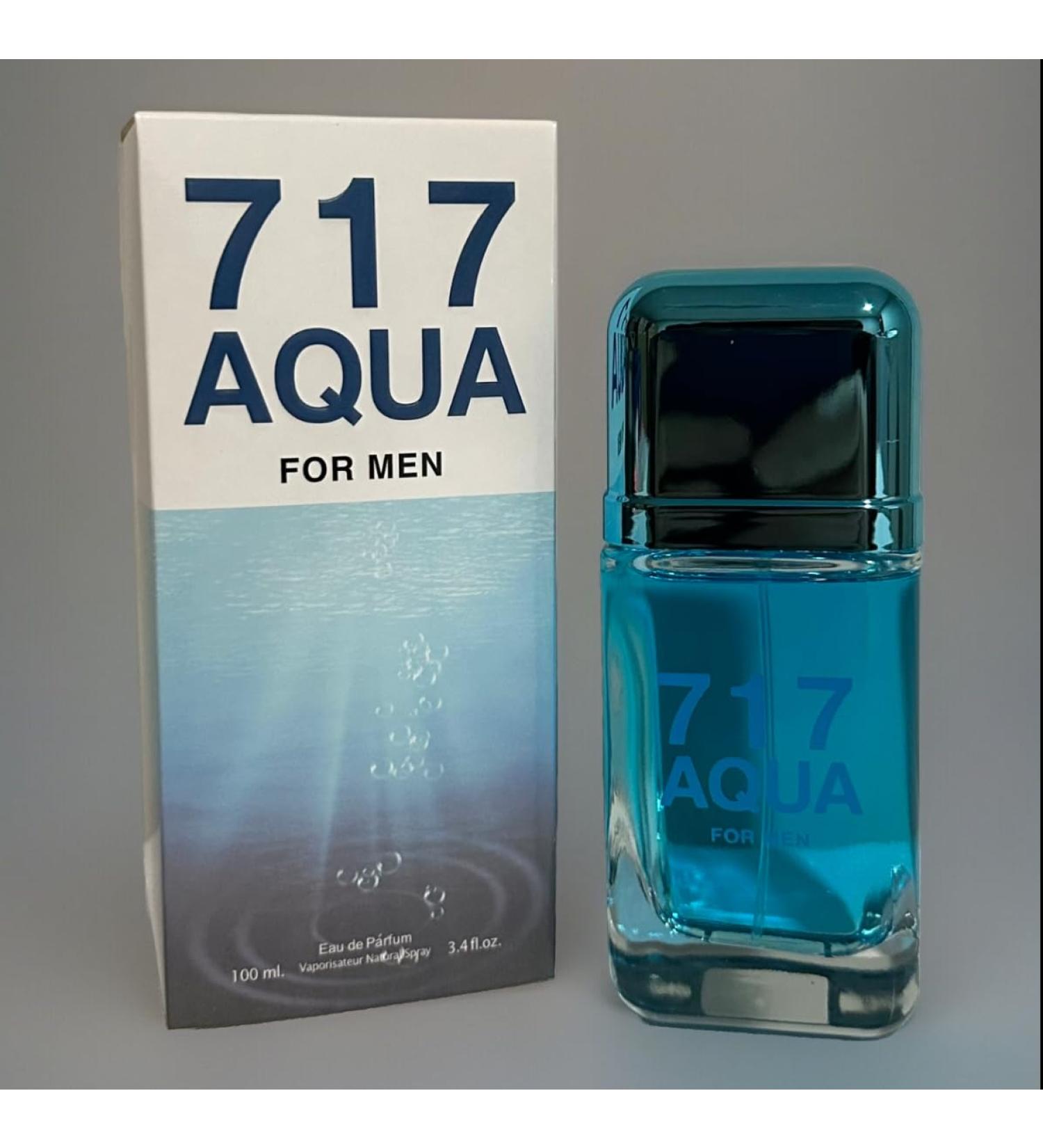 Cologne 717 Aqua For Men Eau de Parfum 3.4 fl.oz. 100 ml Blue - Buy Online on GoSupps.com
