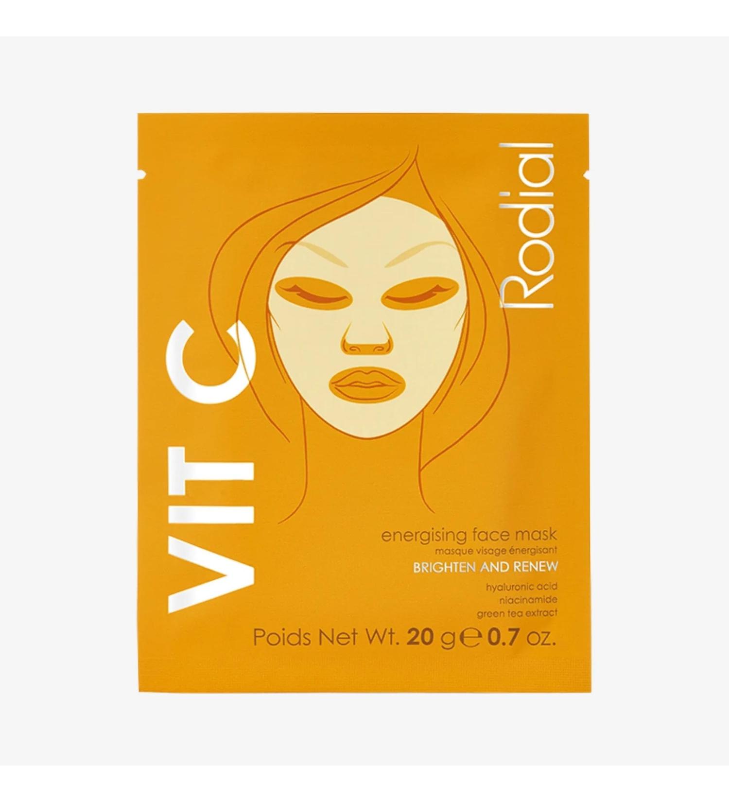 Rodial Vit C Energising Single Sheet Masks - 20ml - Buy Online on GoSupps.com
