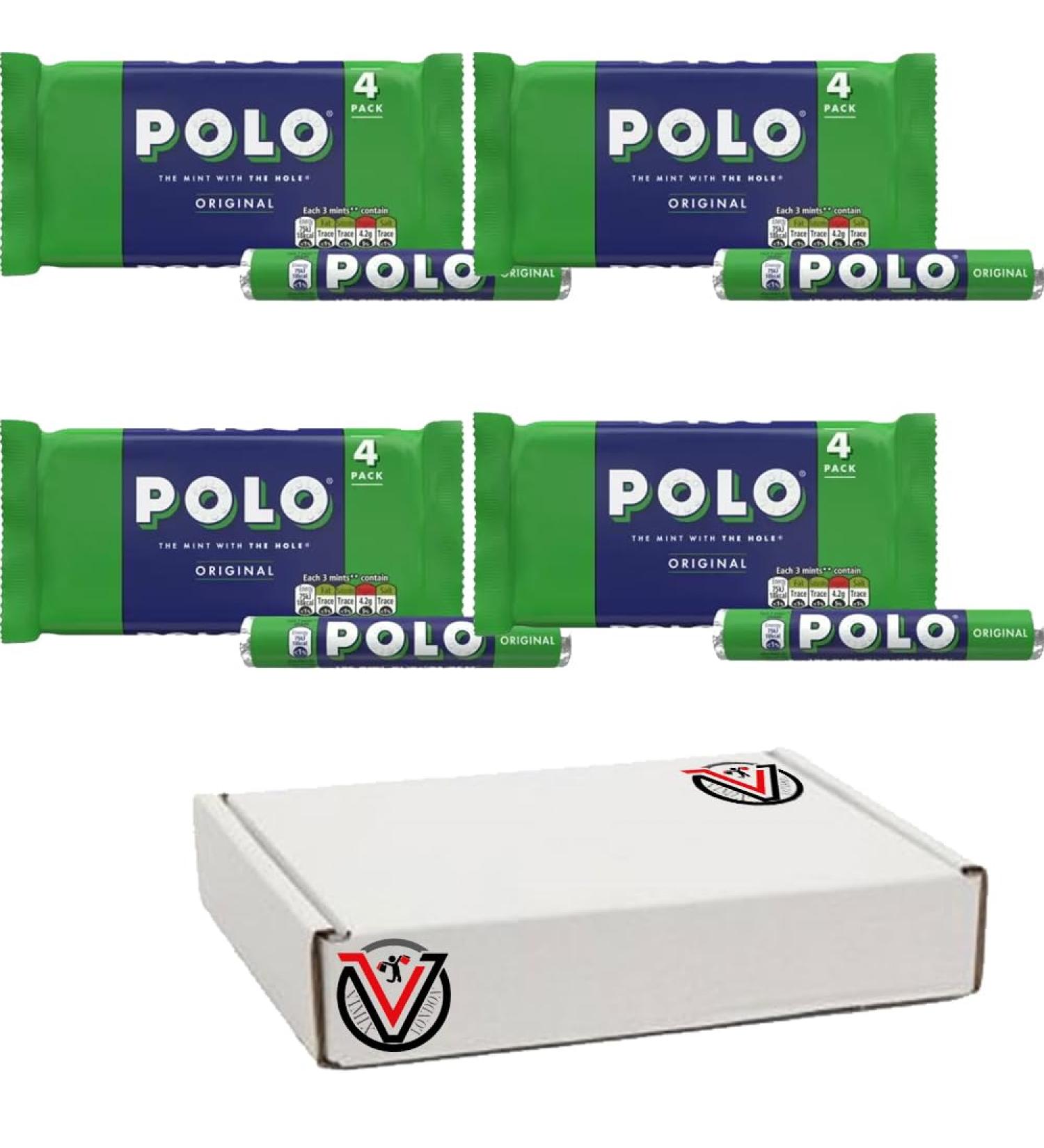 06 x Polo Original Mints 4 Pack - The mint with the hole - Buy Online on GoSupps.com