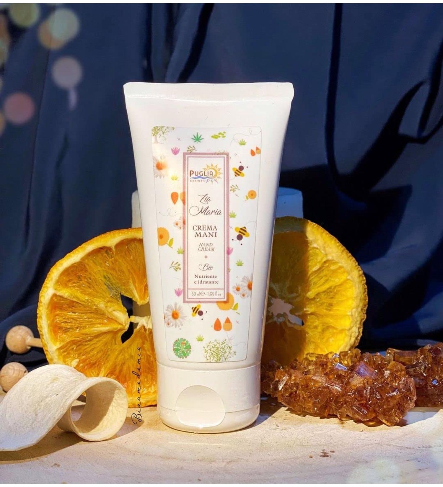 Puglia Cosmesi Organic Hand Cream Uncle Mary - Soothing & Moisturizing | Made in Italy - Buy Online on GoSupps.com