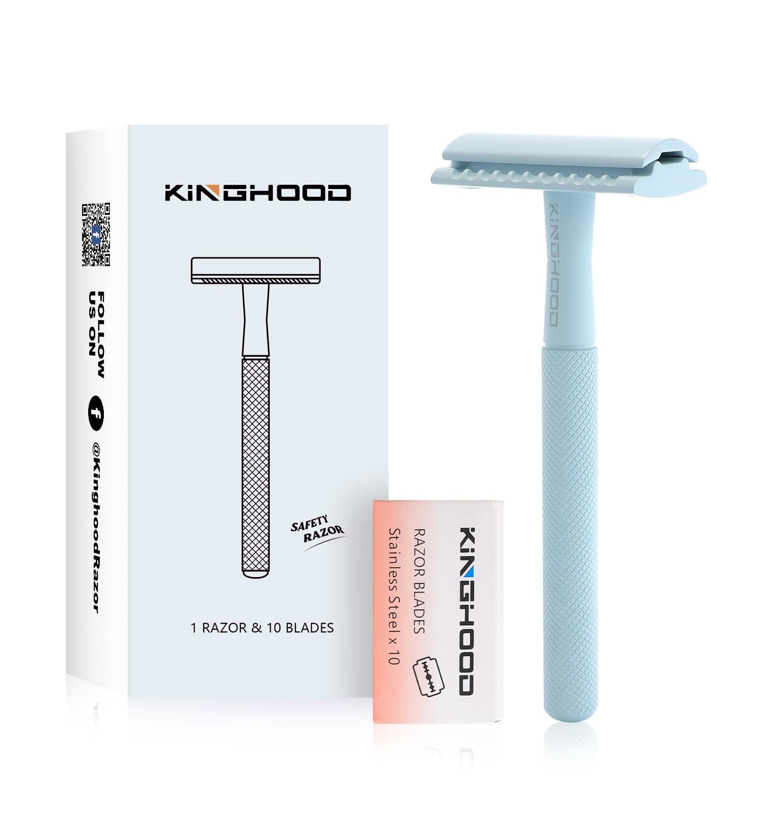 Buy Copper Single Blade Razor - Gentle & Close Shave | Eco-Friendly Double Edge Safety Razor with 10 Blade Refills Long Handle Perfect for Sensitive Skin - International Shipping Available - Buy Online on GoSupps.com
