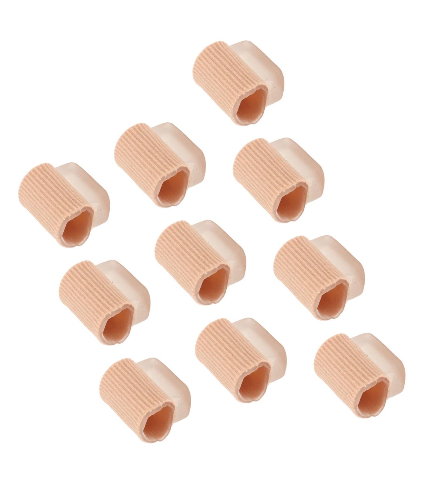 Jauarta 10-Piece Toe Cushion Hose Set - Relieve Pressure Pain with Fiber Gel Sleeves for Overlapping & Bunion Toes - Buy Online on GoSupps.com