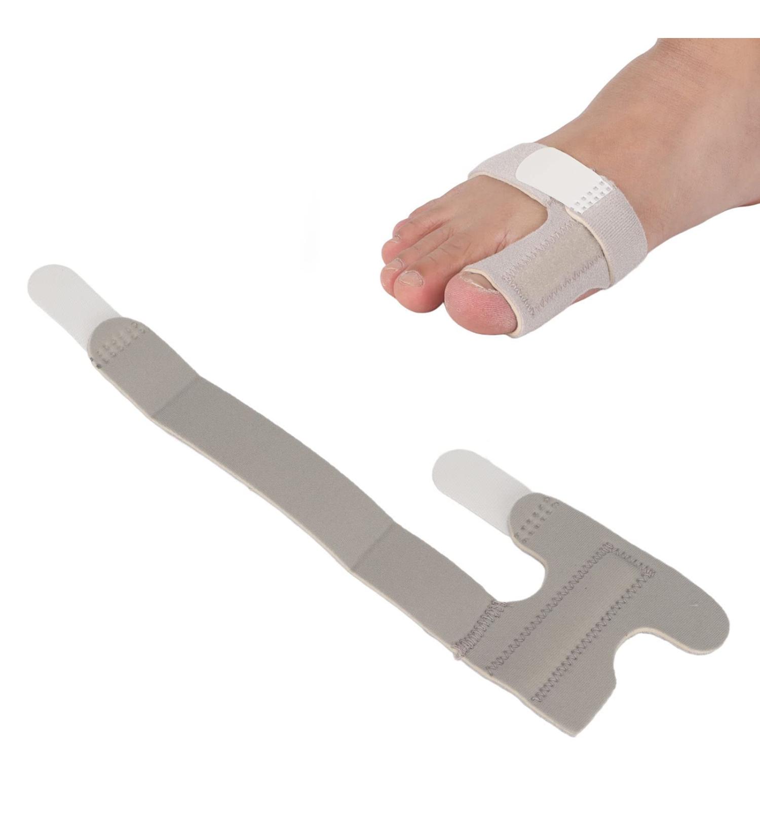Adjustable Toe Fixing Brace with Metal Bar for Hallux Valgus Corrector and Fracture Recovery - Gray - Buy Online on GoSupps.com