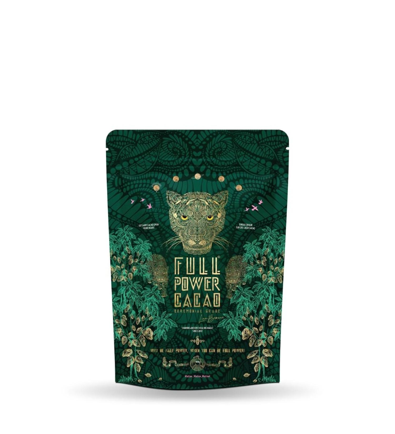 CACAO FULL POWER - Cacao de Grade C r moniel 100g - Cacao Premium Cru & Pur de Grade C r moniel pour des Rituels R confortants et des Voyages de Gu rison Vu dans Dragon's Den - Locaux au Venezuela 100 g (Lot de 1) - Buy Online on GoSupps.com