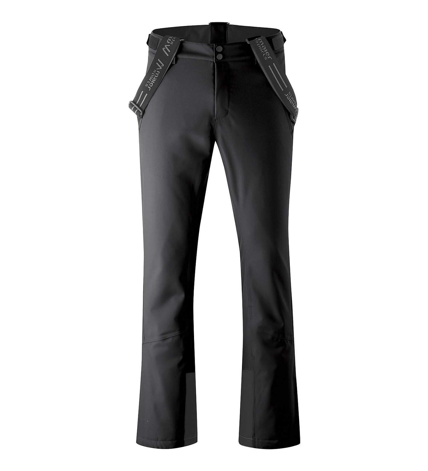 Maier Sports Men's Anton Slim Trousers - Black | High-Quality International Shipping - Buy Online on GoSupps.com