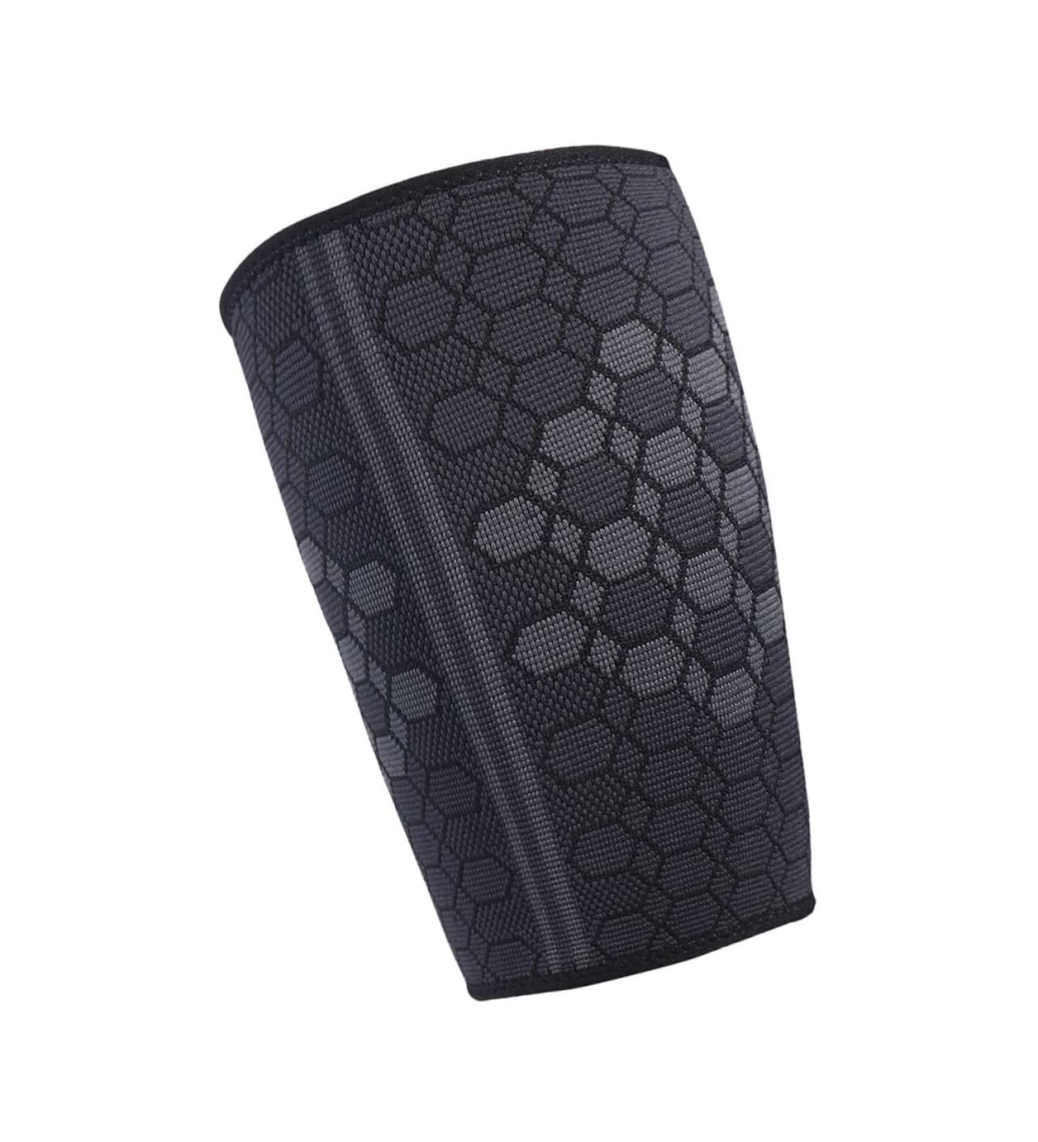 Buy 1pc Thigh Protector Sleeve - Nylon Thigh Support Brace 22.3x18cm Black | Ideal Thigh Protective Pad for Injury Recovery - International Shipping Available - Buy Online on GoSupps.com