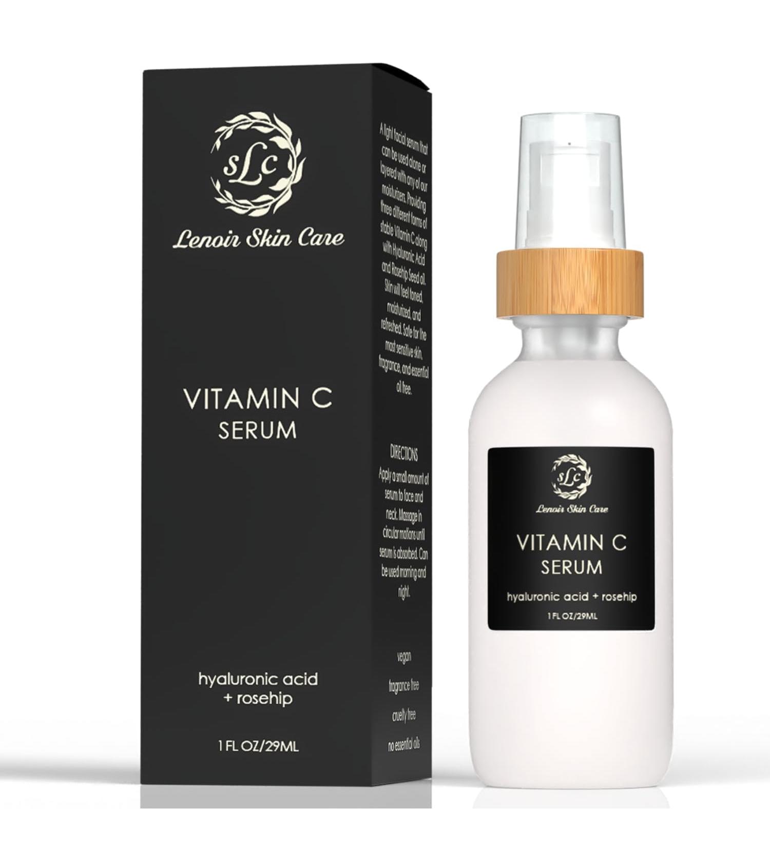 Vitamin C Face Serum | Natural Fragrance-Free Skincare | Vegan & Cruelty-Free | 1 fl. oz Luxury Facial Essence for Men & Women - Buy Online on GoSupps.com