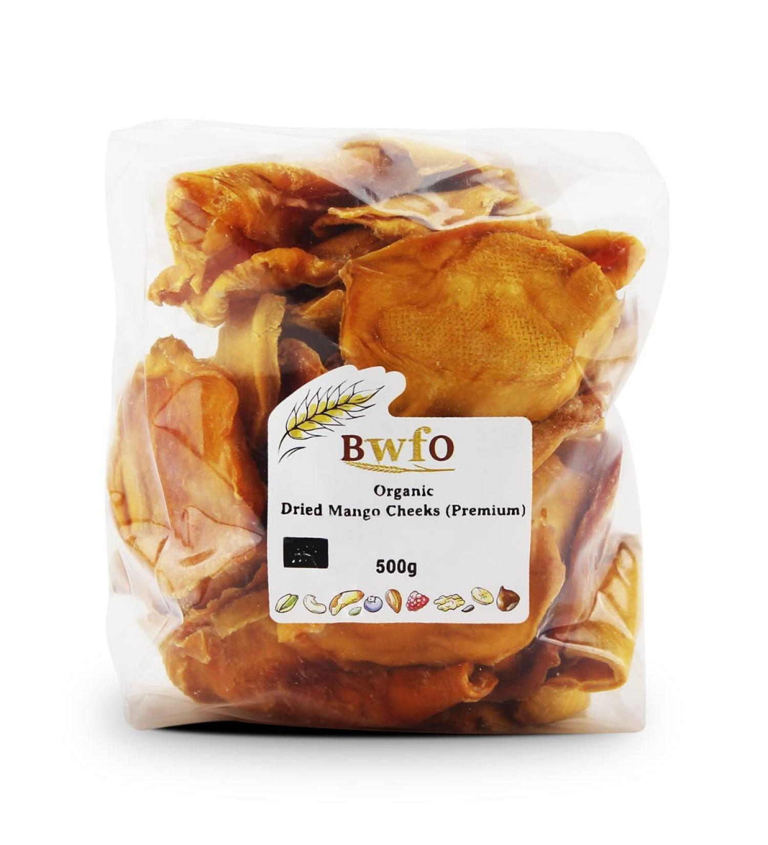 Organic Dried Mango Cheeks (Premium) 500g (BWFO)