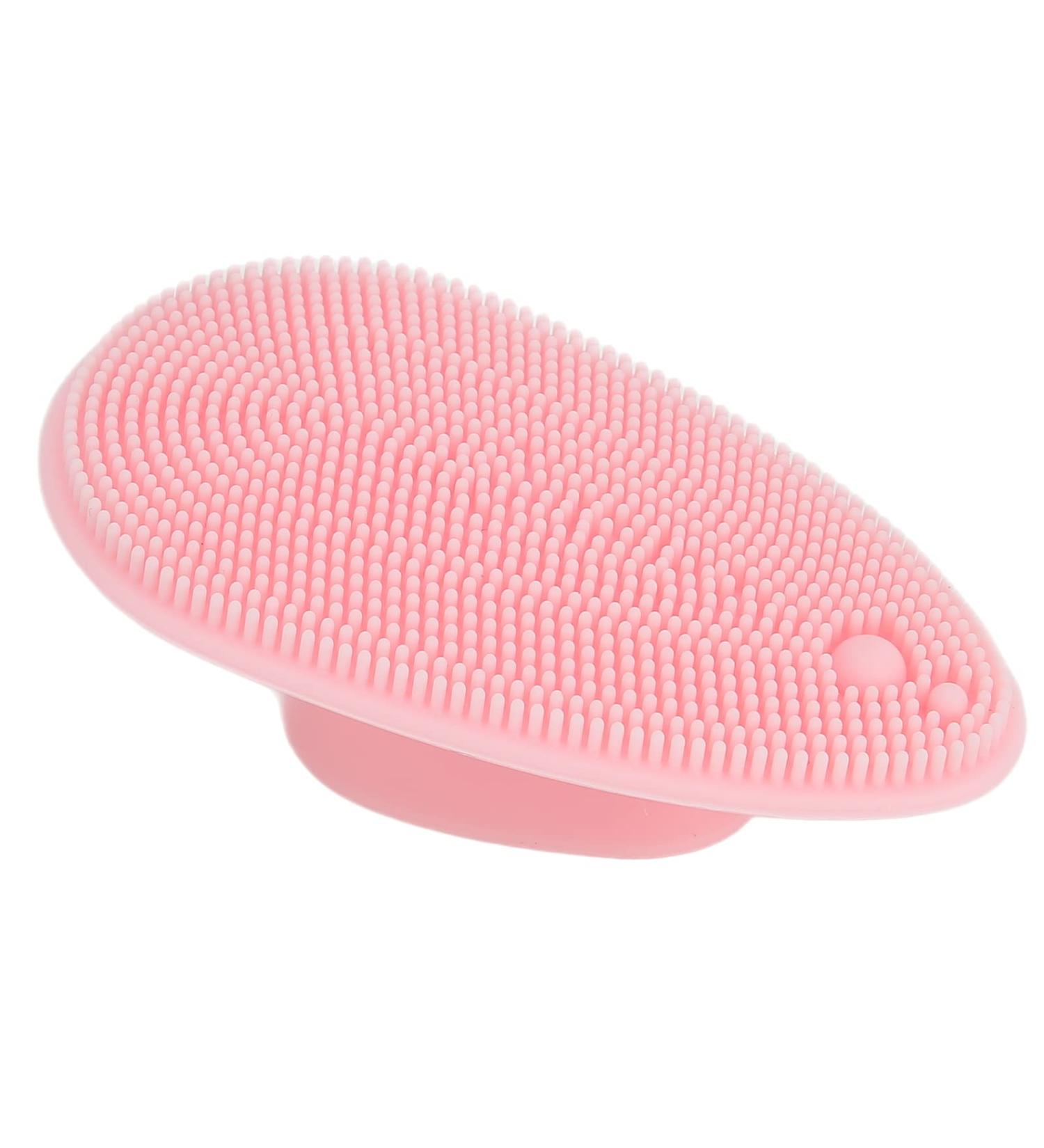 Silicone Face Brush - Deep Cleansing Facial Brush for Gentle Skin Care | Perfect for Baby Showers (Pink - Buy Online on GoSupps.com