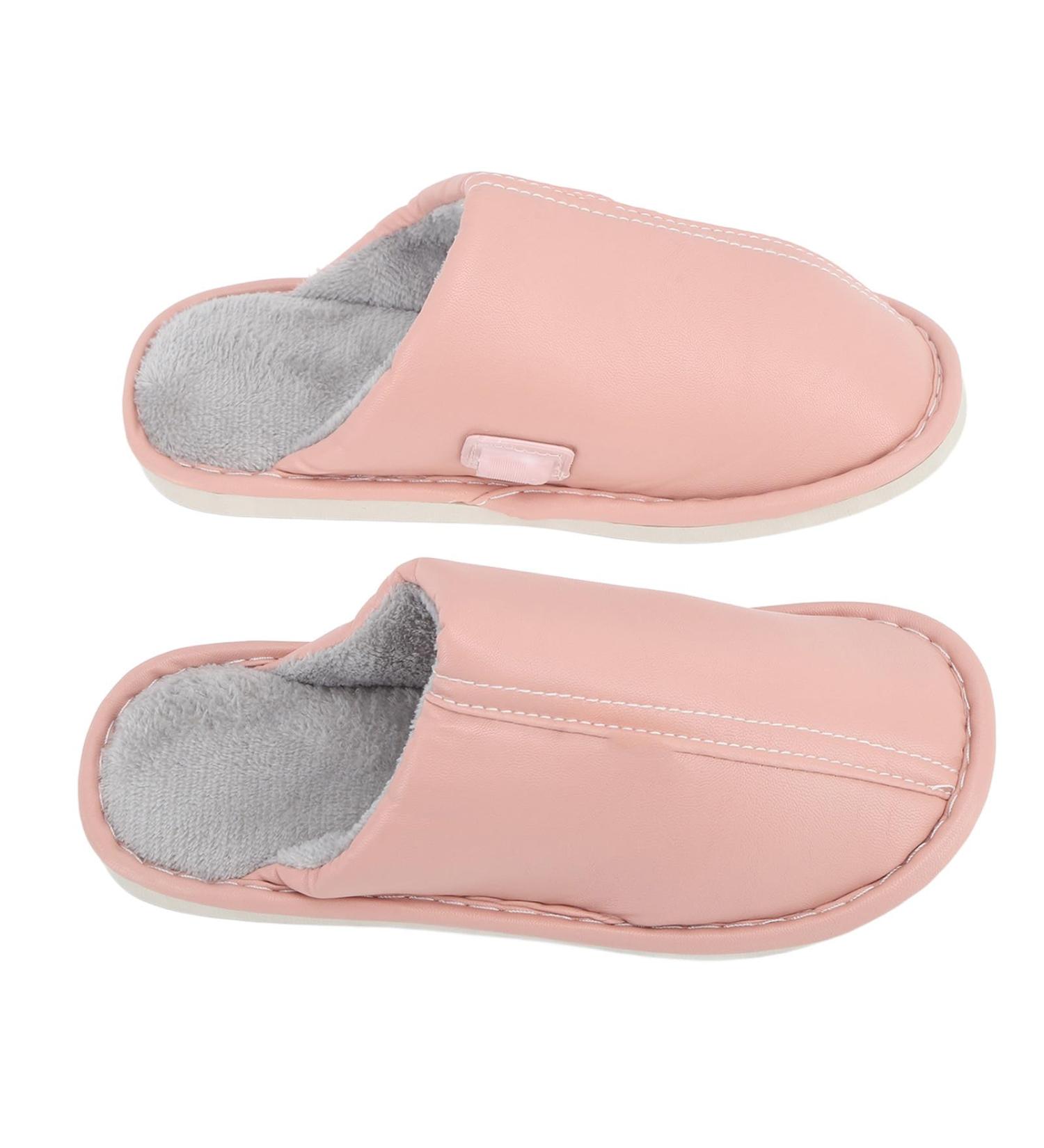 Comfortable USB Heating Slippers for Seniors - Flannel Foot Warmer with 3 Temperature Levels & Non-Slip Design for Bedrooms (Sizes 40-41) - Buy Online on GoSupps.com