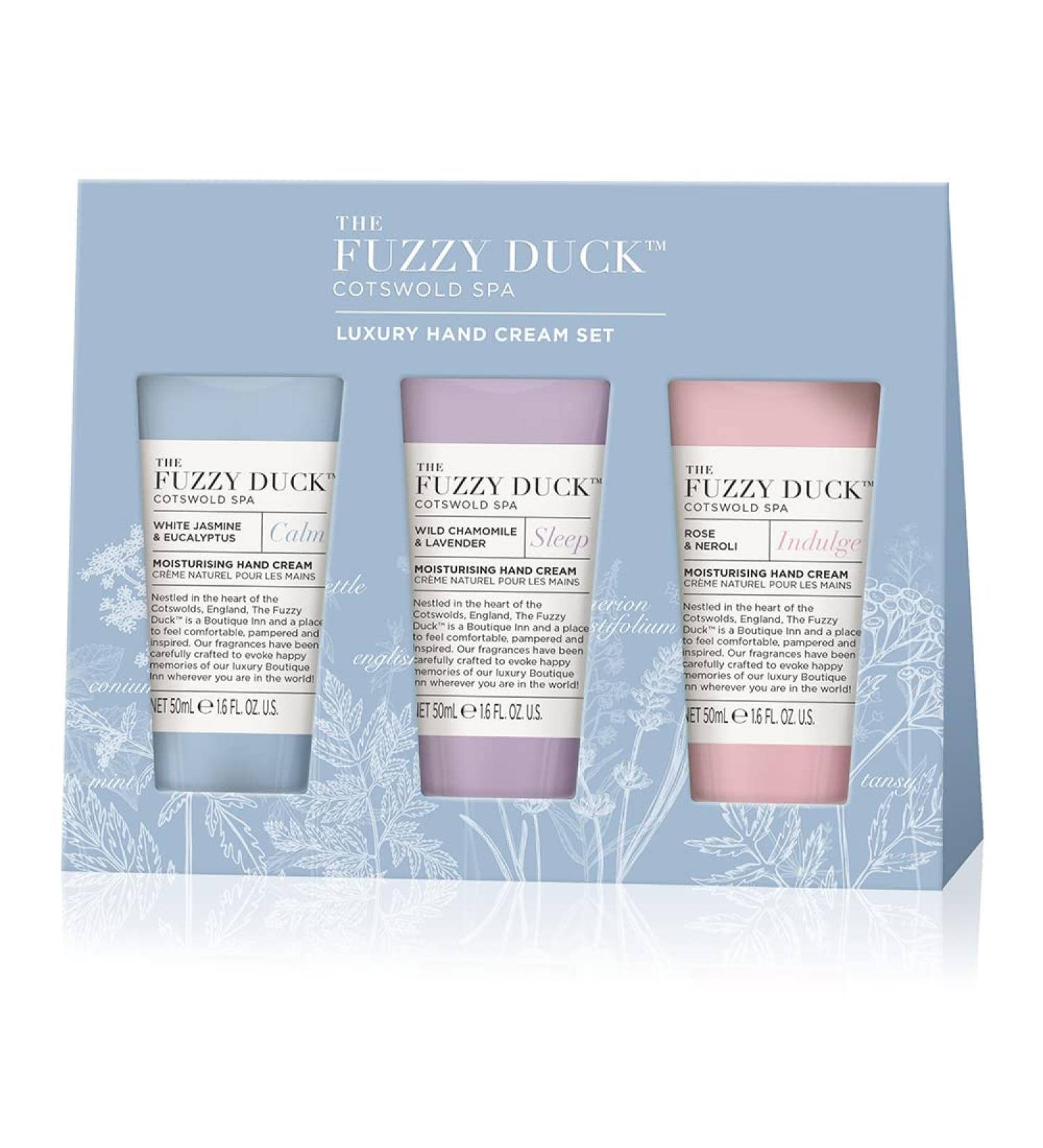Baylis & Harding Fuzzy Duck Cotswold Spa Rose & Neroli Hand Cream Gift Set - Vegan Friendly Luxury Hand Treats - Buy Online on GoSupps.com