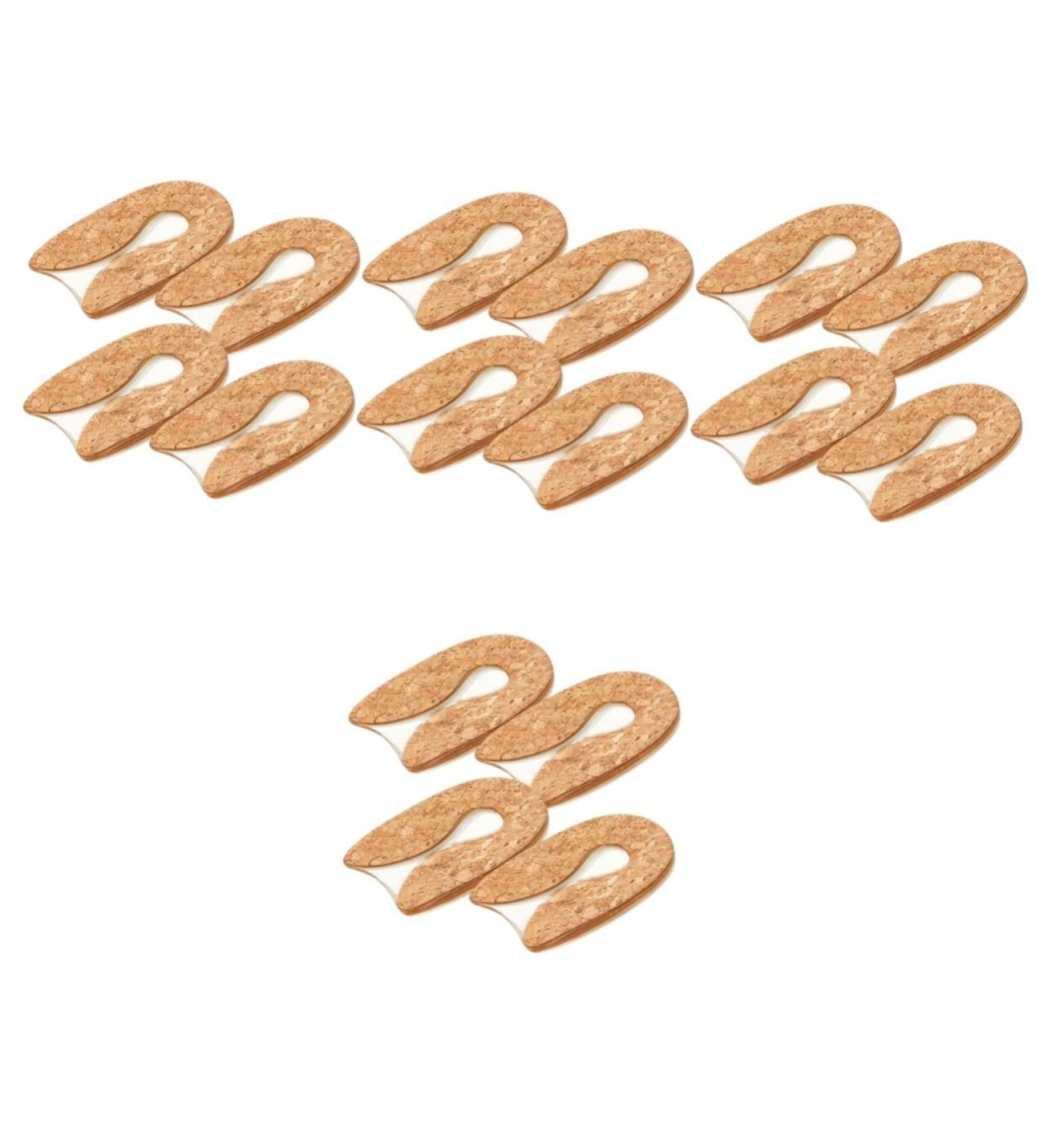 Buy Healvian 8 Pairs Transparent Heel Pads - Silicone Heel Cups & Insoles for Heel Pain Relief | Comfortable Shoe Pads for Men - Buy Online on GoSupps.com