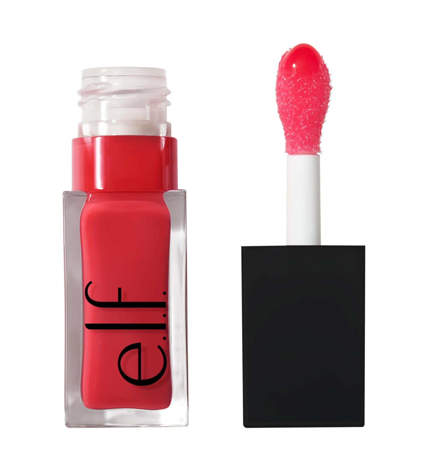 e.l.f. Glow Reviver Huile l vres nourrissante et teint e pour une finition tr s brillante enrichie en huile de jojoba v g talienne et sans cruaut envers les animaux Red Delicious Rouge d licieux 7.6 ml (Lot de 1) - Buy Online on GoSupps.com