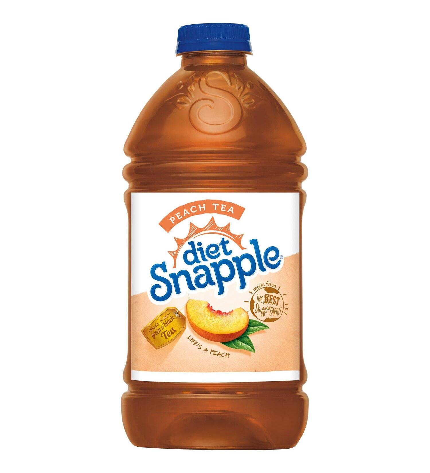 Snapple Diet Iced Tea Peach Flavor Large 189 Liter Bottle 64 Fl Oz - Buy Online on GoSupps.com