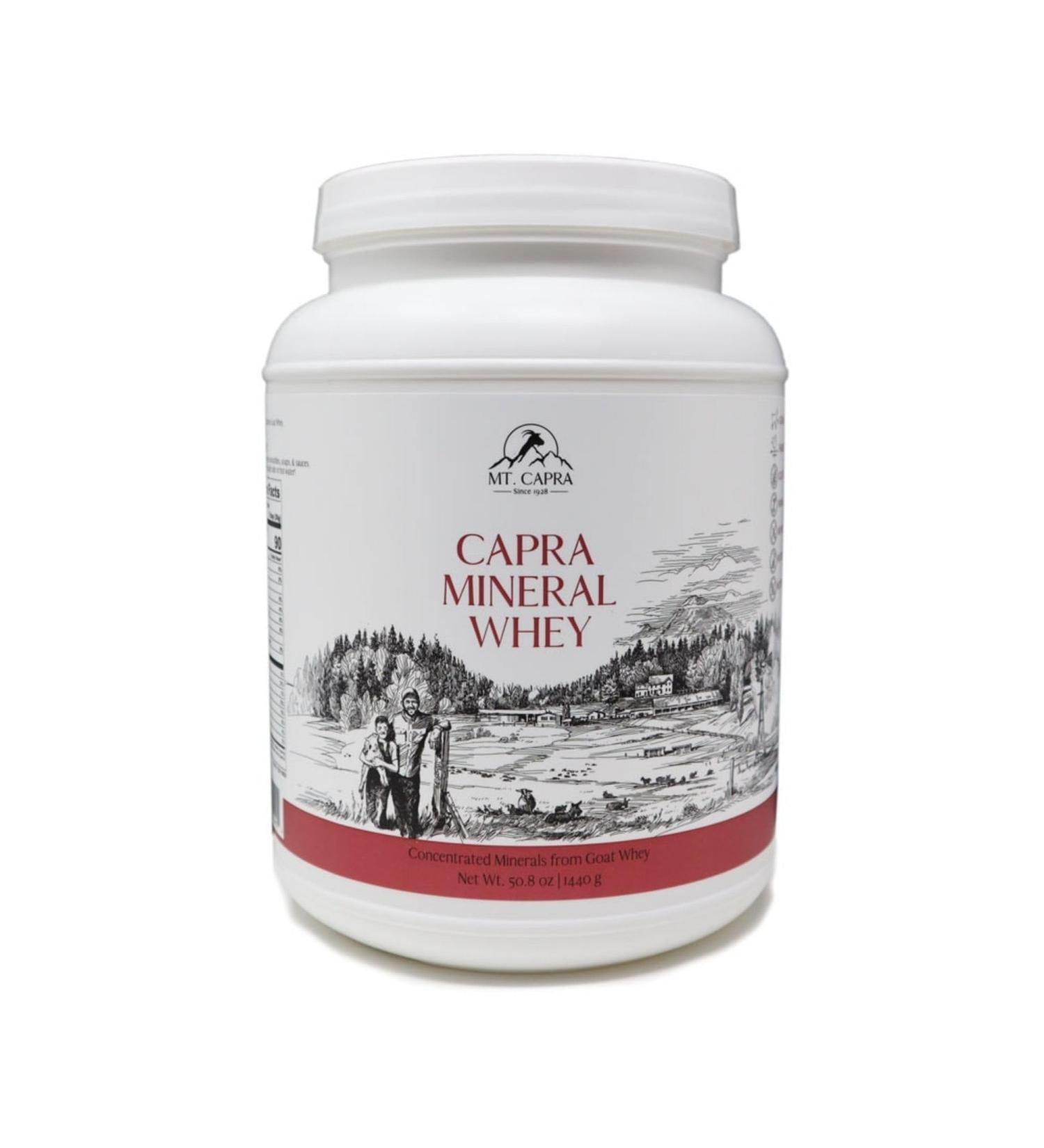 Mt. Capra Mineral Whey | A Whole Food, Bio-Available Mineral/Electrolyte Powder Supplement from Goat Milk Whey, Rich in Potassium, Alkalizing | 56 Servings - 50.8 oz Unflavored 3.18 Pound (Pack of 1) - Buy Online on GoSupps.com