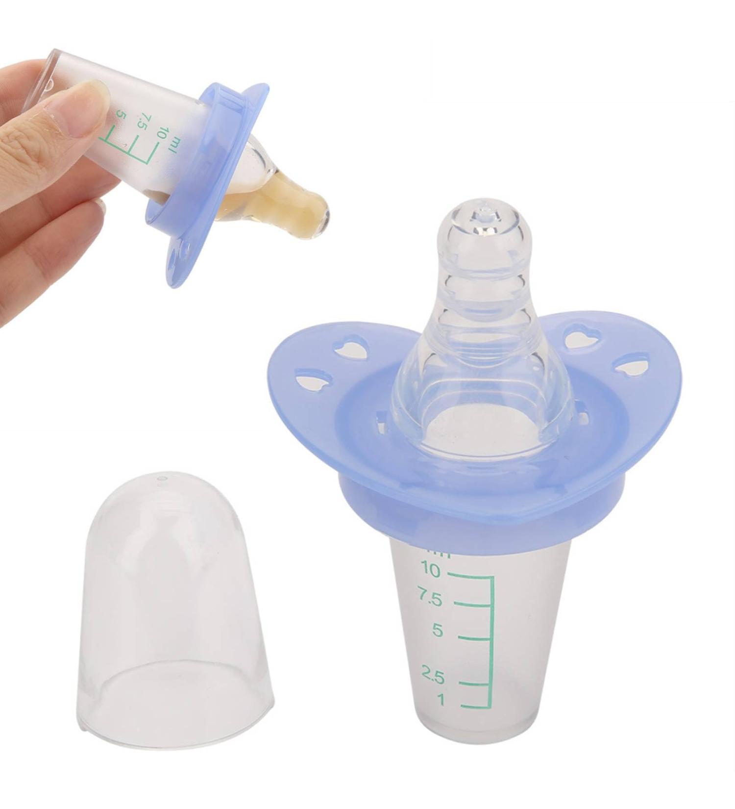 Agate Nipple-Type Baby Pacifier | Portable Silicone Pacifier & Liquid Medication Dispenser for Newborns - Buy Online on GoSupps.com
