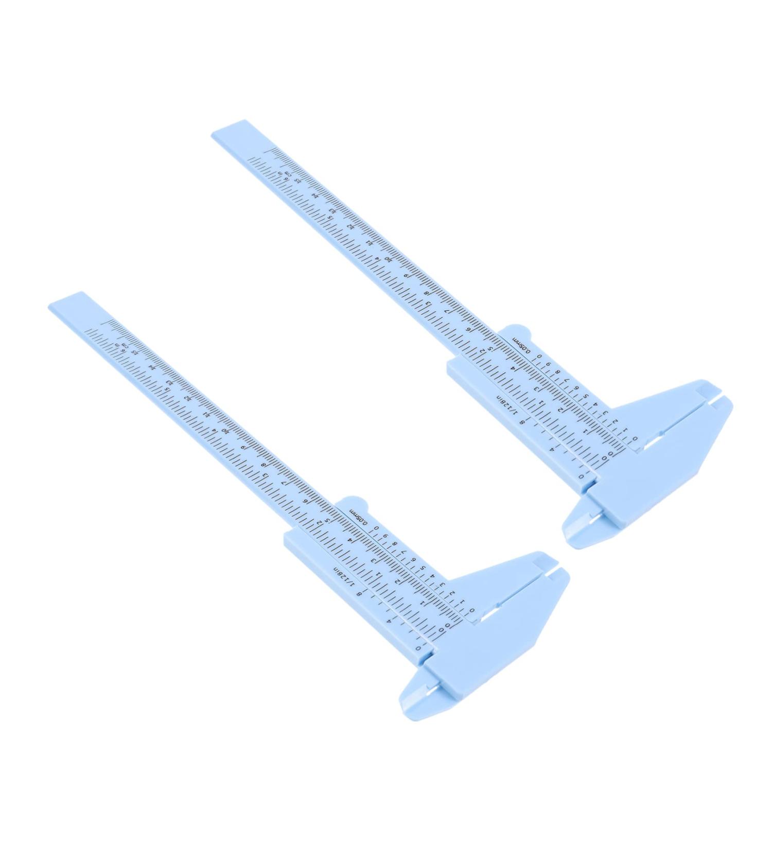 Hemoton 2pcs Eyebrow Ruler Eyebrow Measuring Ruler Eyebrow Tools Calipers Miss Plastic Measuring Instrument - Buy Online on GoSupps.com