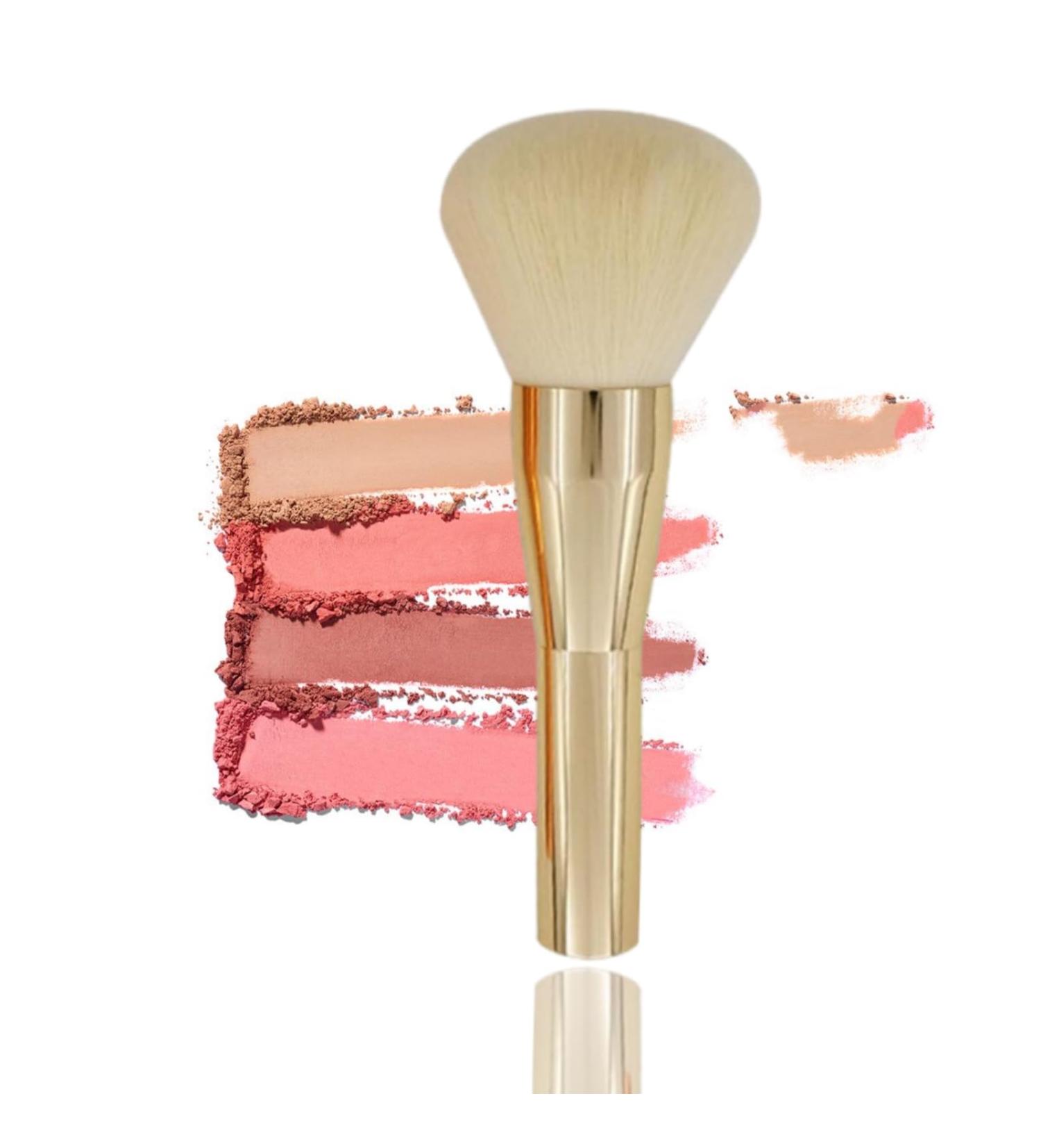 Large Powder Mineral Brush - Fluffy Professional Makeup Brush for Flawless Coverage & Blending - Ideal for Mineral Powder Foundation - 1 Piece - Buy Online on GoSupps.com
