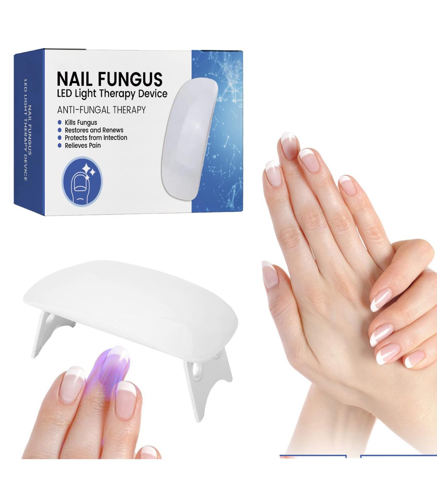 NailPro Nail Fungus LED Light Therapy Device Nail Fungus Laser Nail Fungus Treatment Home Use Nail-Fungus Remover for Toenail Fingernails & Onychomycosis (A01) - Buy Online on GoSupps.com
