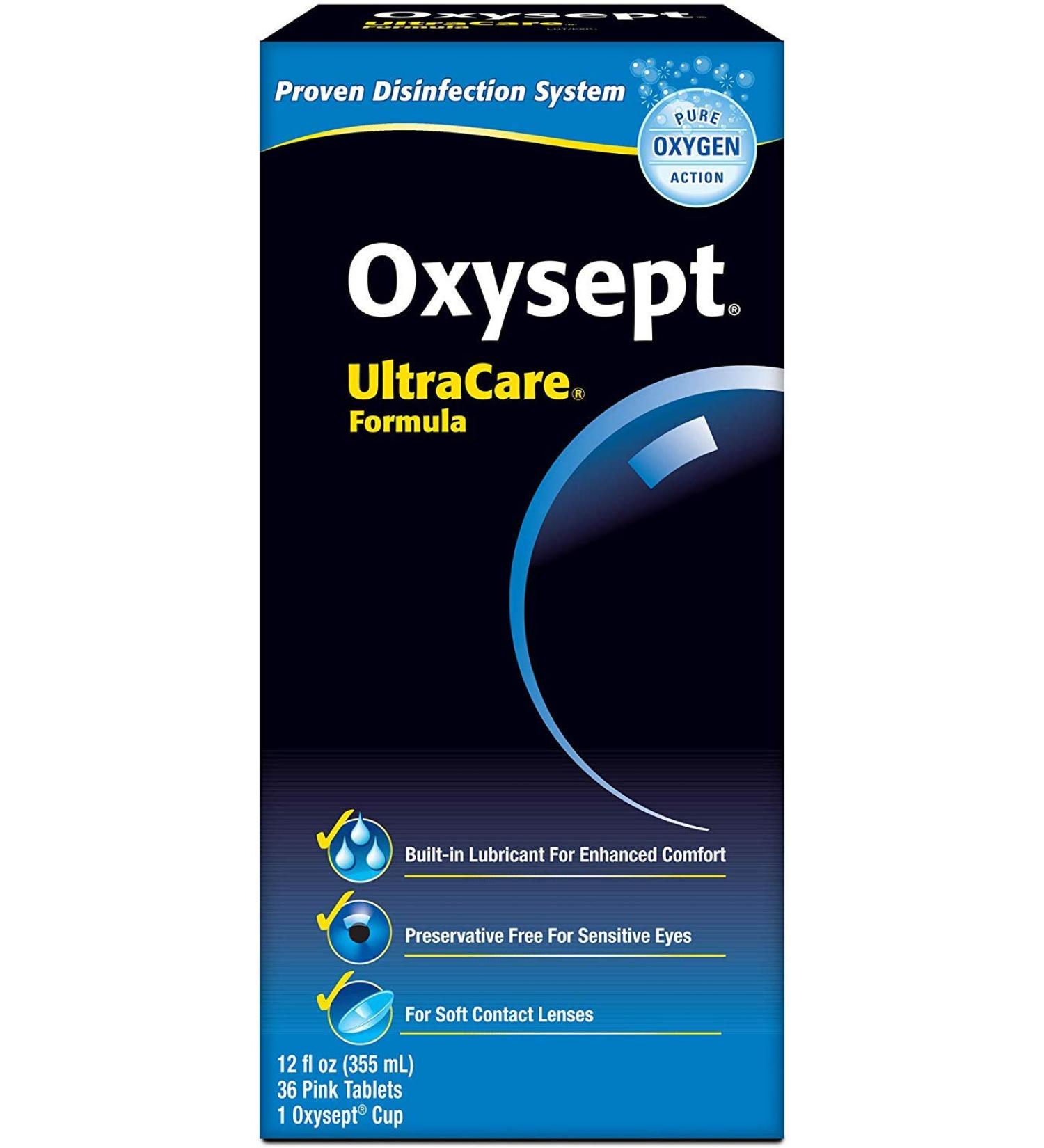 Oxysept Disinfecting Solution/Neutralizer 12 oz - 2 Pack | Effective Disinfection Solution - Buy Online on GoSupps.com