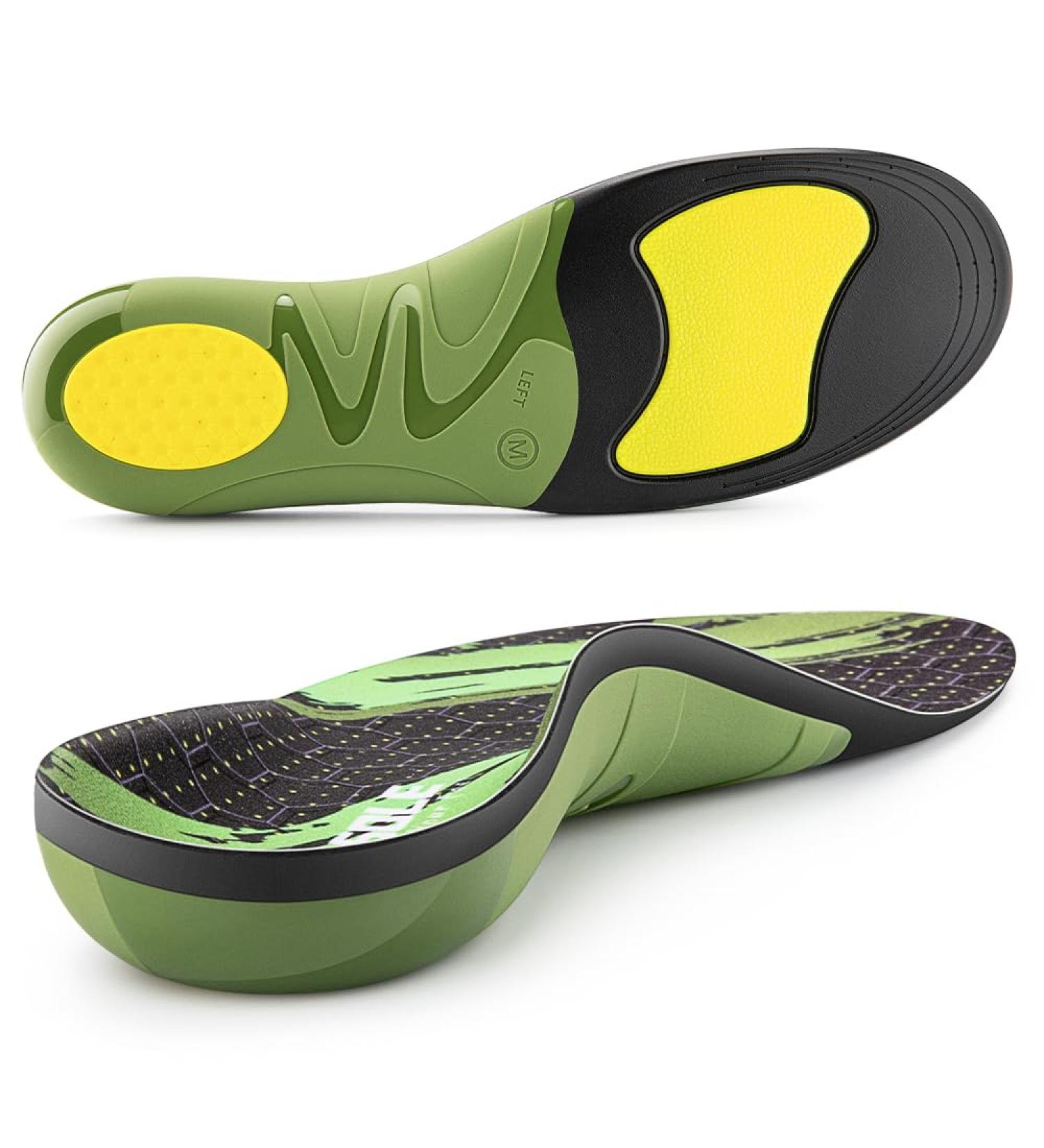 VALSOLE High Arch Support Insoles for Plantar Fasciitis - Comfort & Relief for Men & Women - XL Orthotic Inserts for Flat Feet & Heel Pain - Perfect for Work Boots & All-Day Support - Buy Online on GoSupps.com