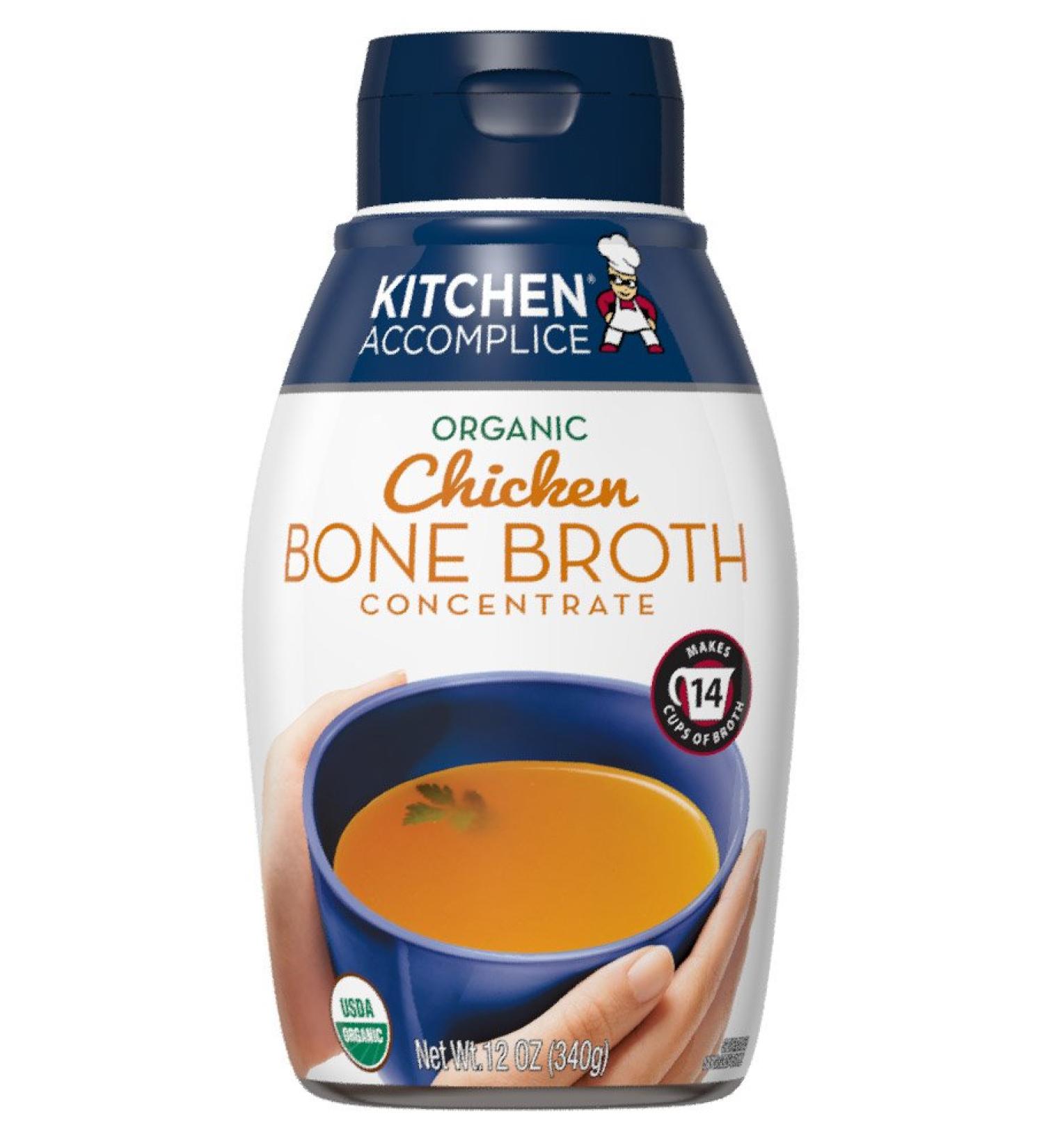 Kitchen Accomplice Chicken Bone Broth Concentrate 12oz - BBORGCHK150 - Buy Online on GoSupps.com