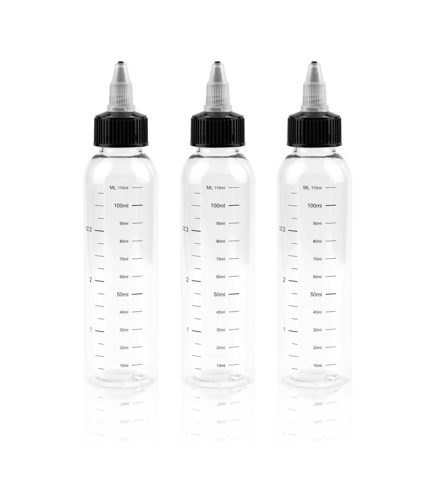Fantasyon 3PCS Hair Oil Applicator Bottle 120ml Squeeze Oil Applicator Bottle for Hair Oil Bottle Applicator with Caps for Salon Hair Care Coloring Paint Art Glue - Buy Online on GoSupps.com
