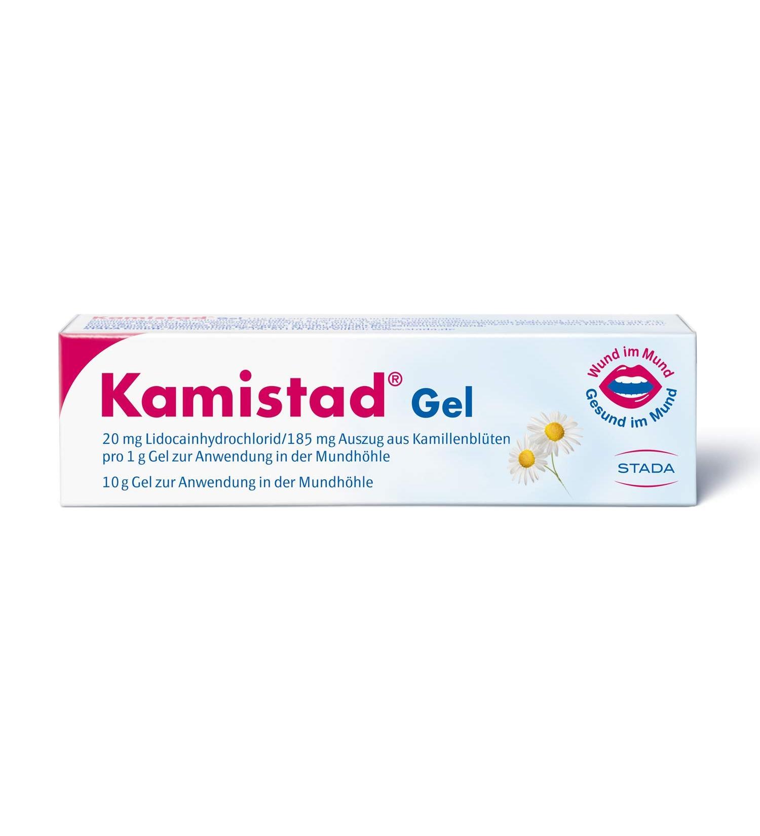 Kamistad gel - pain -relieving gel with slight inflammation of the gums and oral mucosa - inhibits inflammation promotes healing - 1 x 10 g
