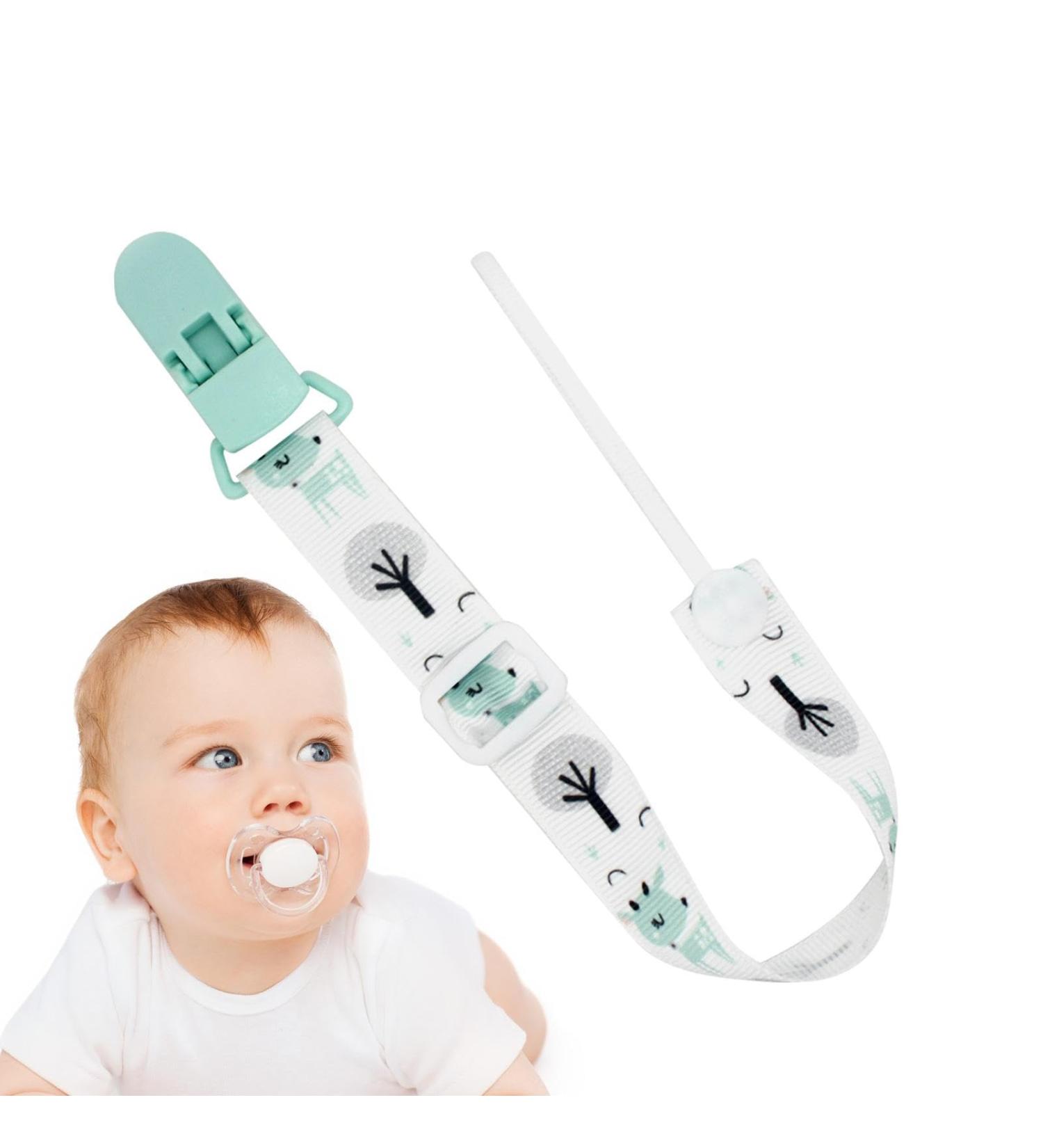 LNHGH Baby Pacifier Holder Clip | Anti-Drop Biting Strap for Boys & Girls | Universal Pacifier Leash & Clip - Buy Online on GoSupps.com