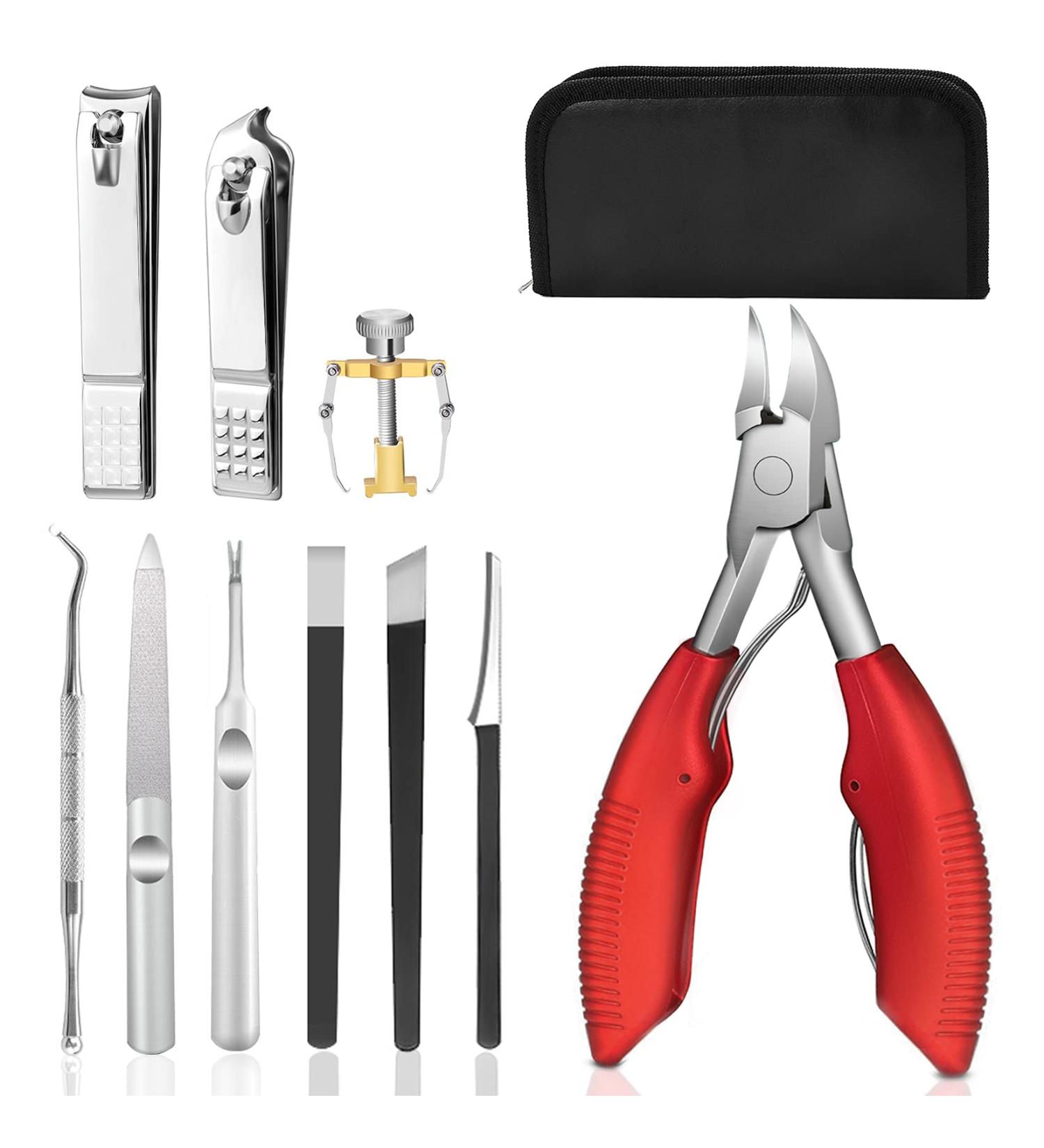 Herbst Toenail Clippers for Thick or Ingrown Toenails Professional Podiatrist Nail Clippers and Nail Clippers - Sturdy Stainless Steel Soft Grip Nail Scissors - Buy Online on GoSupps.com
