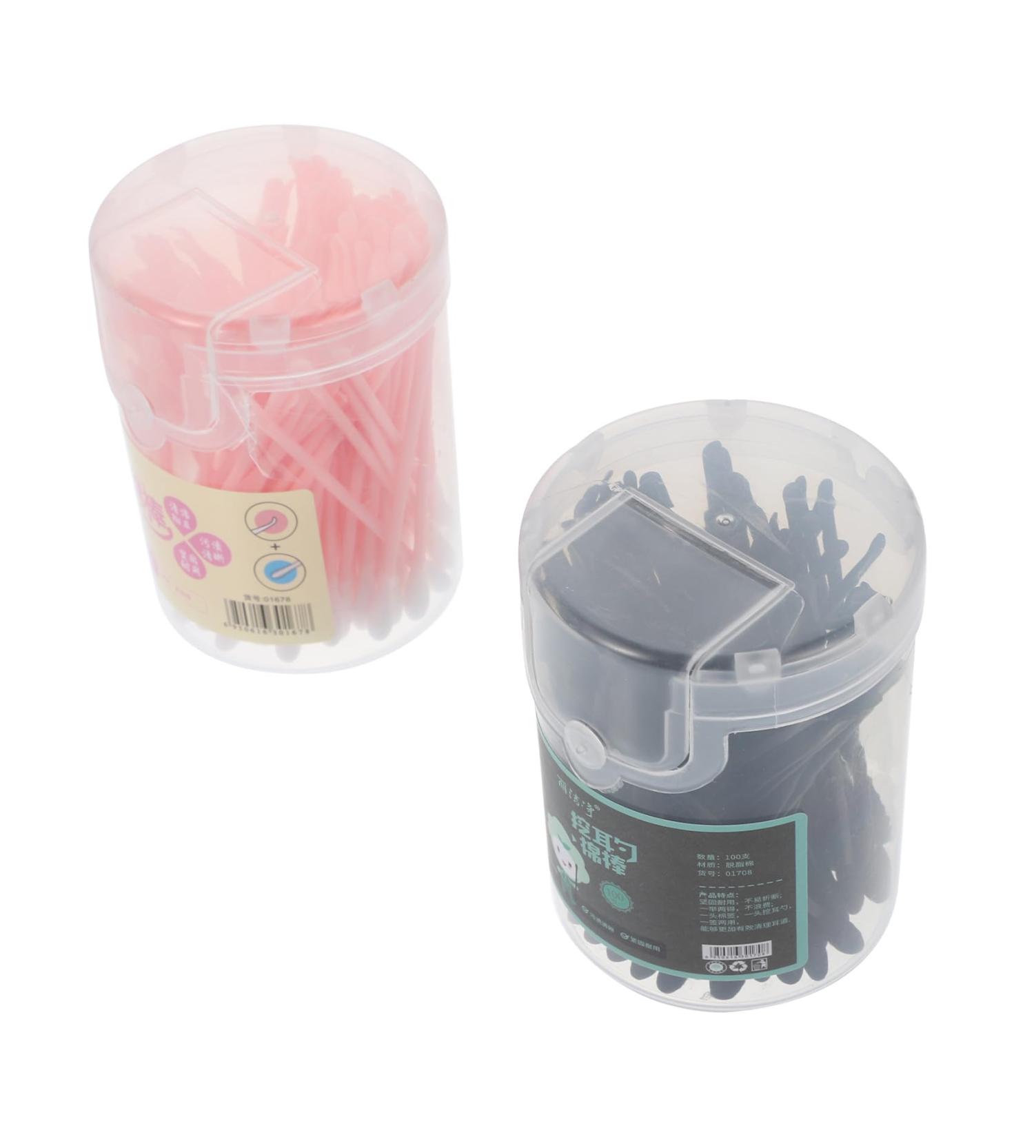 IWOWHERO 200pcs Dual- Cotton Swabs for Ear Cleaning Ear Tools for and Makeup Safe Non- Handle for Personal Care and Family Use Random Style - Buy Online on GoSupps.com