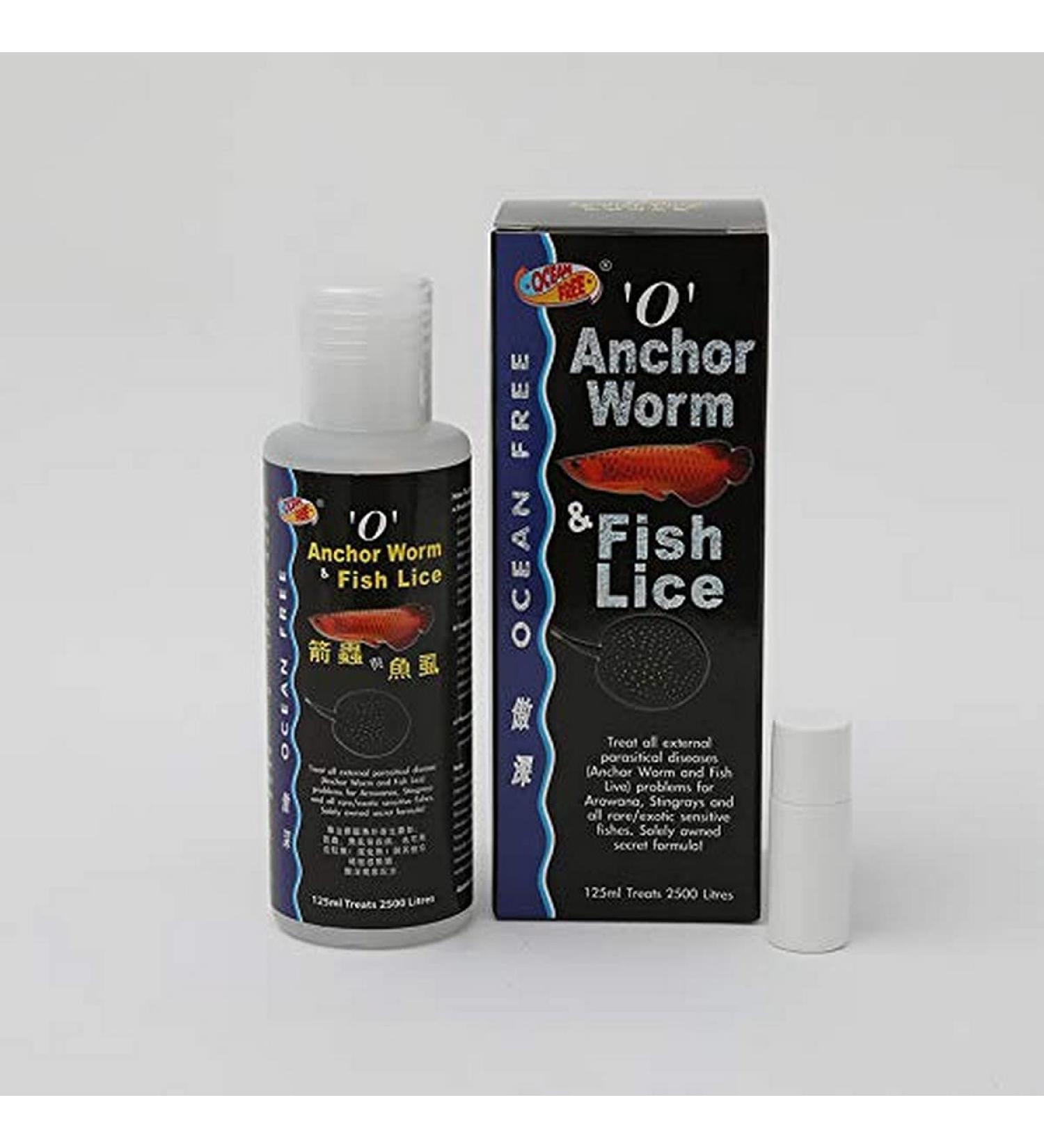 OCEAN FREE O Anchor Worm & Fish LICE Treatment 125 ML for AROWANA & Stingray - Buy Online on GoSupps.com