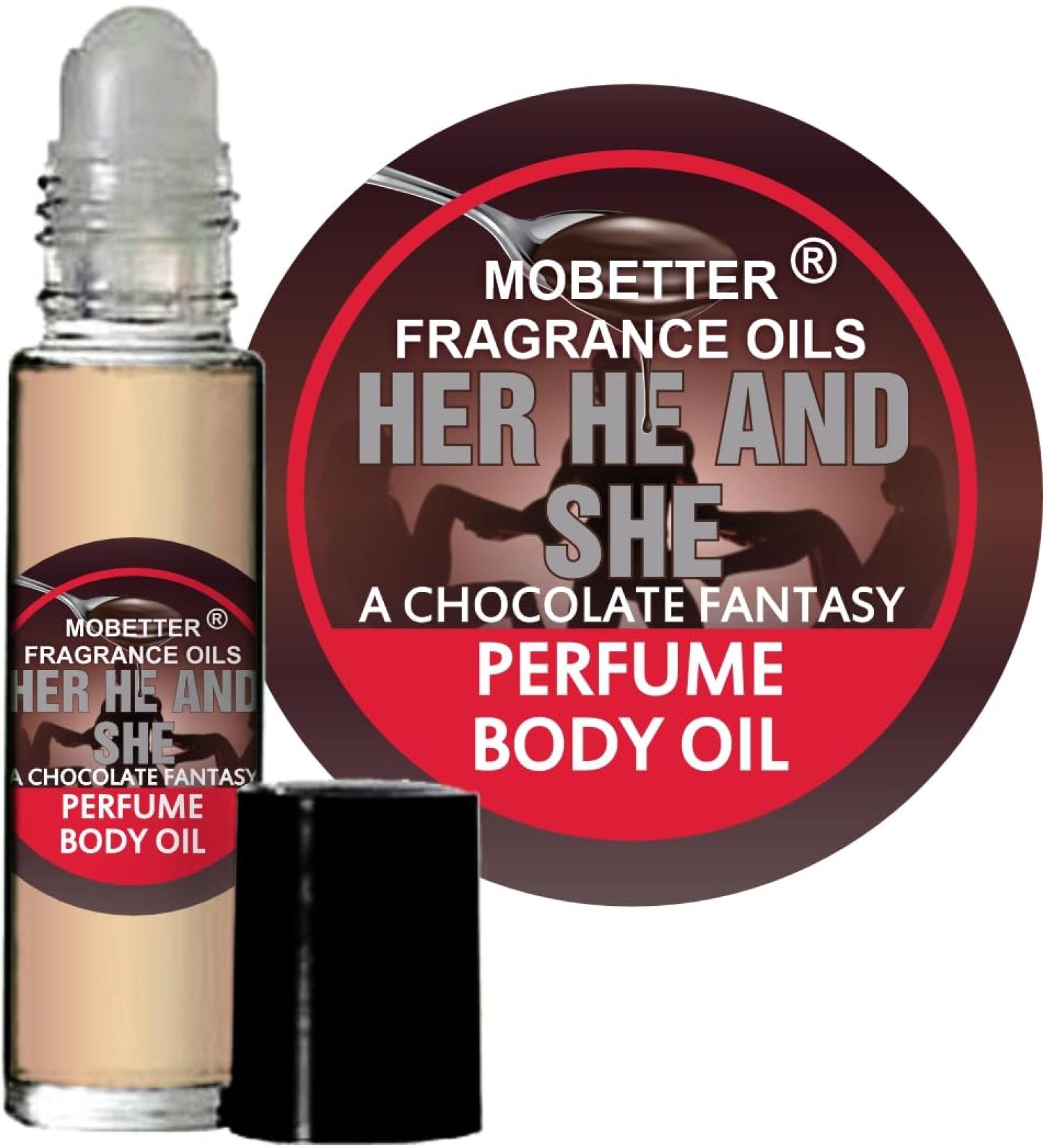 MOBETTER FRAGRANCE OILS Her He and She Chocolate Fantasy Perfume body oil