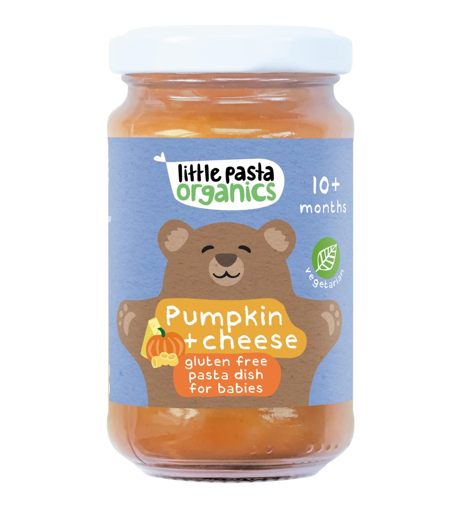 Little Pasta Organics Pumpkin & Cheese Gluten Free Pasta Baby Food - 180g - Buy Online on GoSupps.com