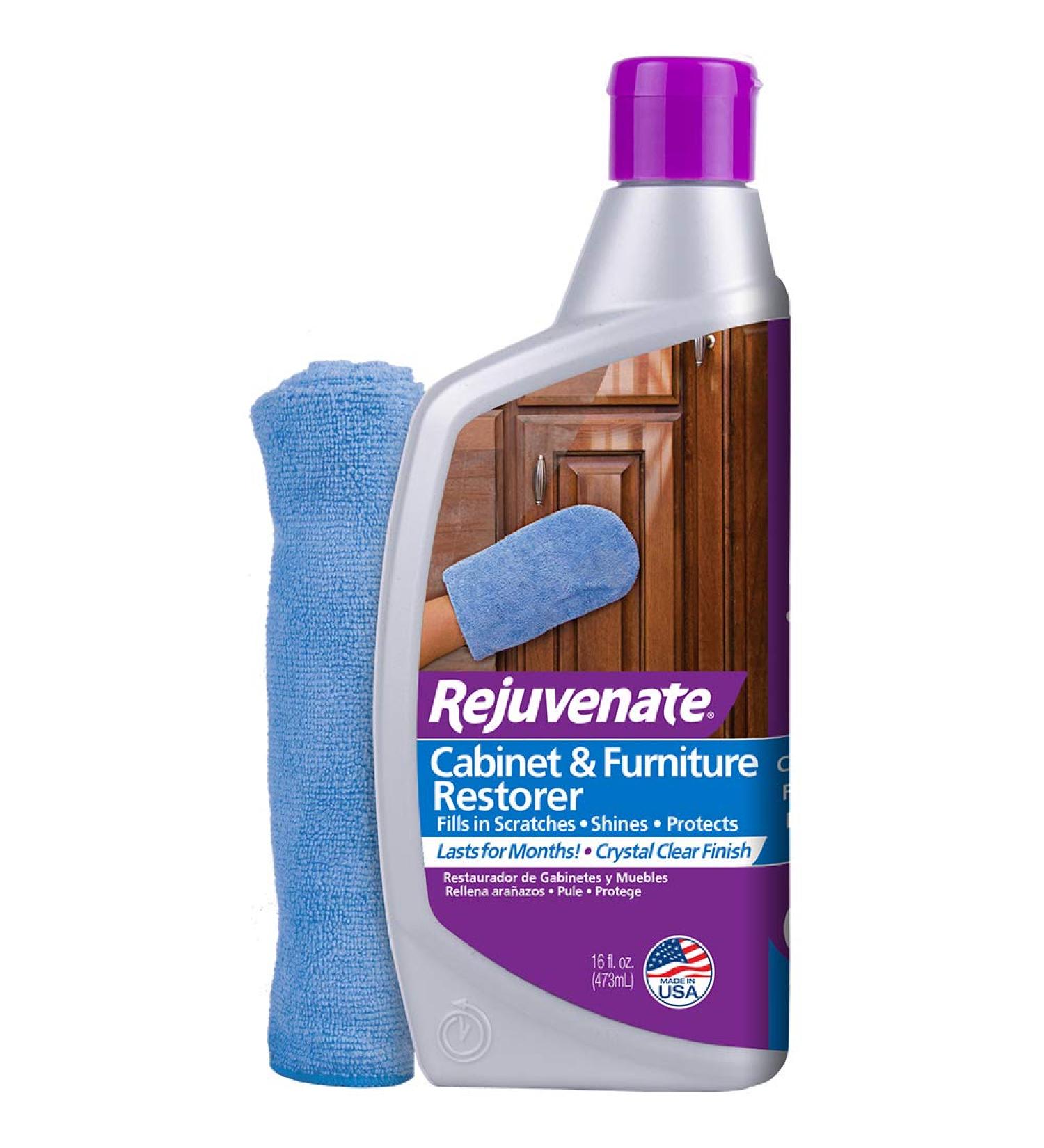 Rejuvenate Cabinet & Furniture Restorer 16 oz | Fills Scratches, Seals & Protects | for Cabinetry, Furniture & Wall Paneling - Buy Online on GoSupps.com