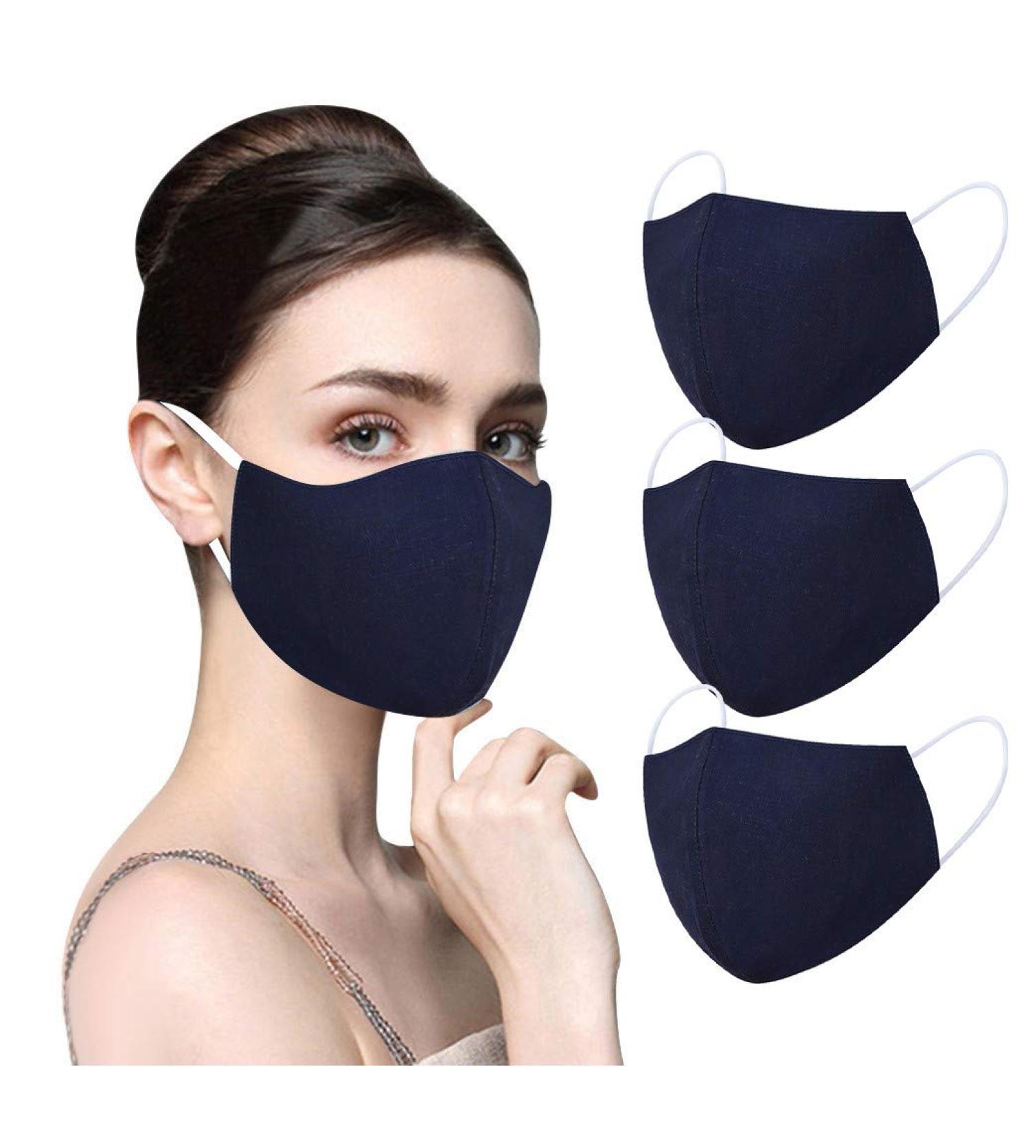 Rosennie Outdoor Cotton Mouth Protection | Washable Reusable Breathable Bandana Neckerchief for Running & Cycling - Unisex Face Mask - Buy Online on GoSupps.com